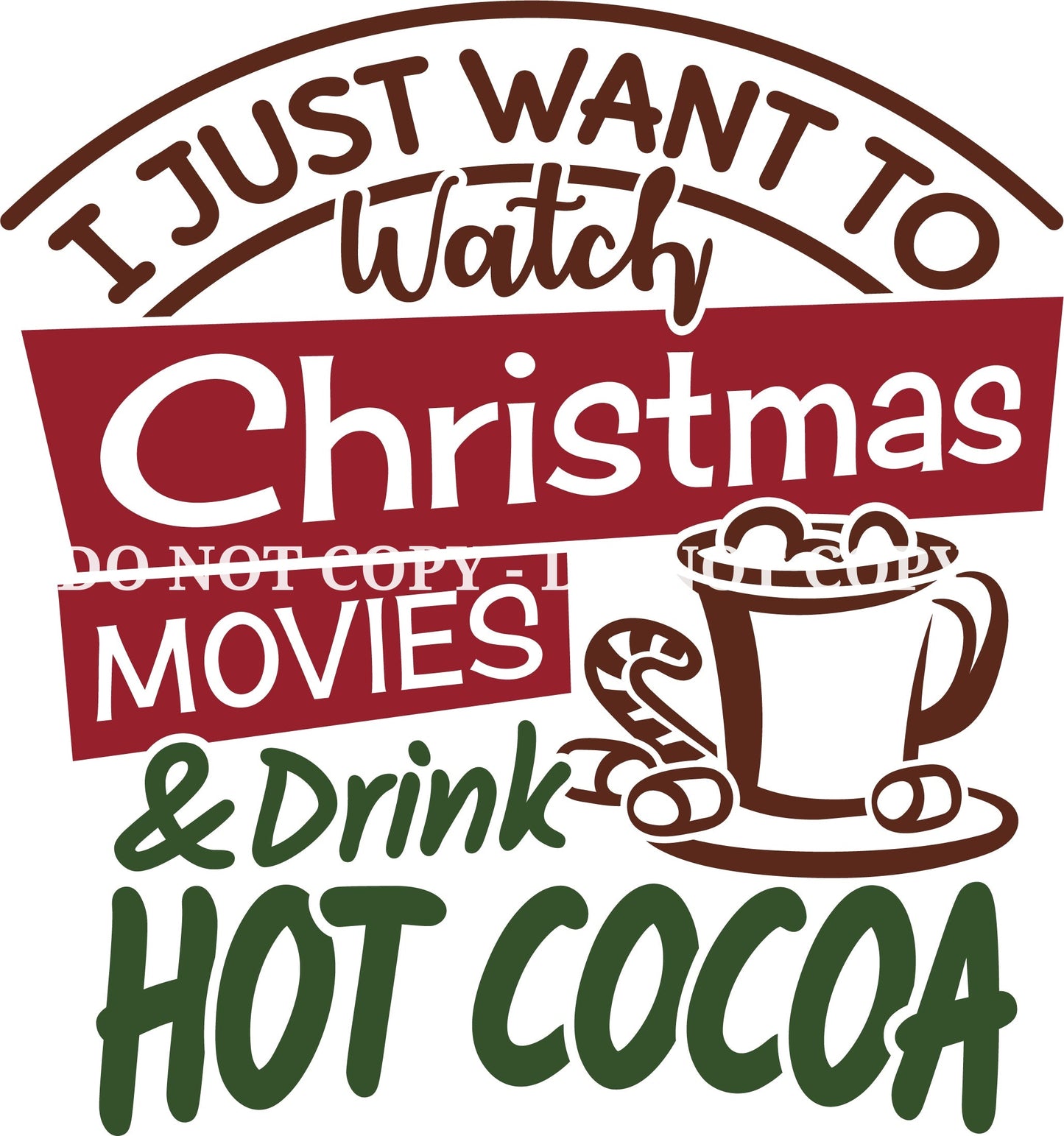 HOT CHOCOLATE- MULTIPLE VARIATIONS - DECALS