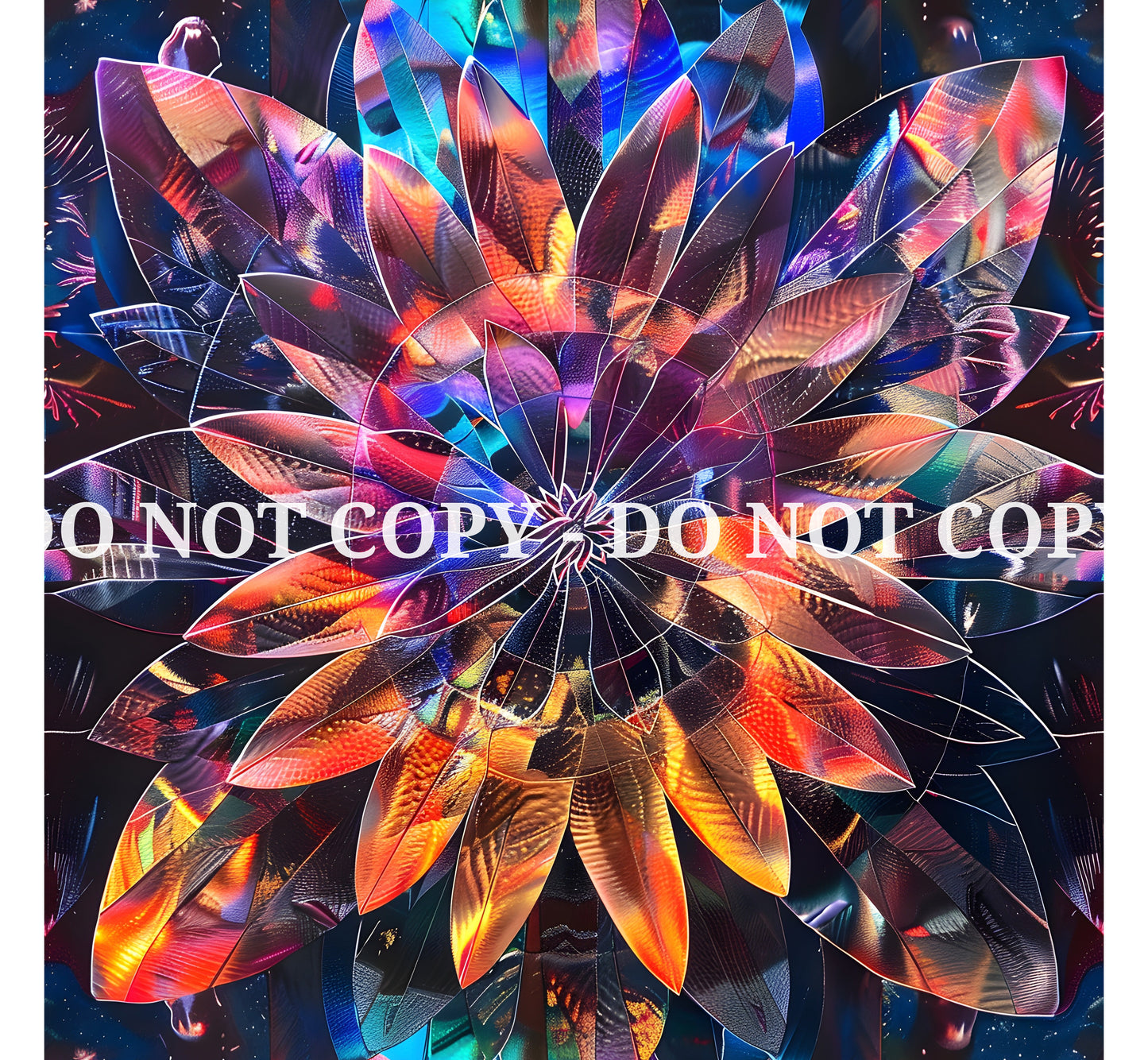LUXE KALEIDOSCOPE PATTERN VINYL - MULTIPLE VARIATIONS