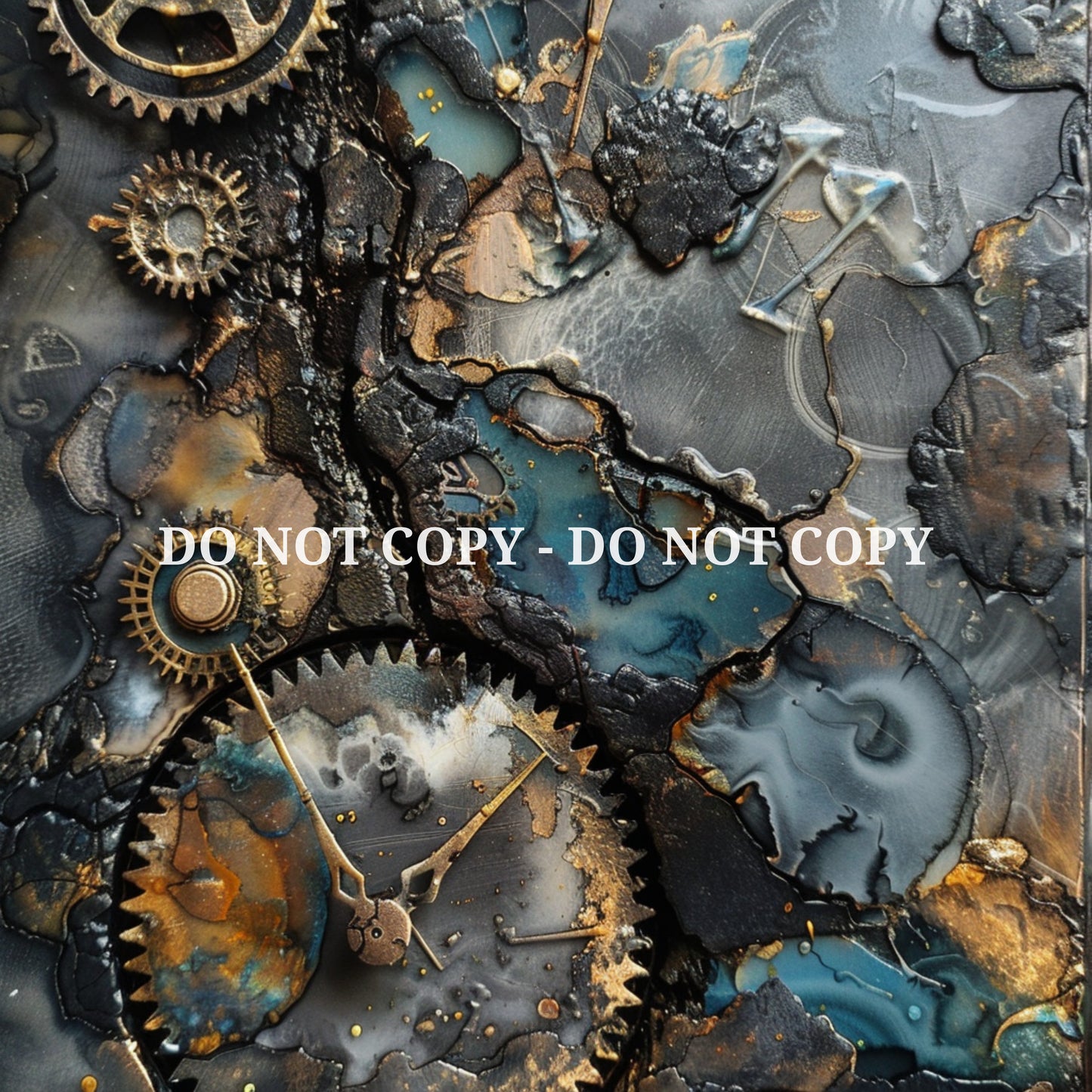 STEAMPUNK ALCOHOL INK - MULTIPLE VARIATIONS