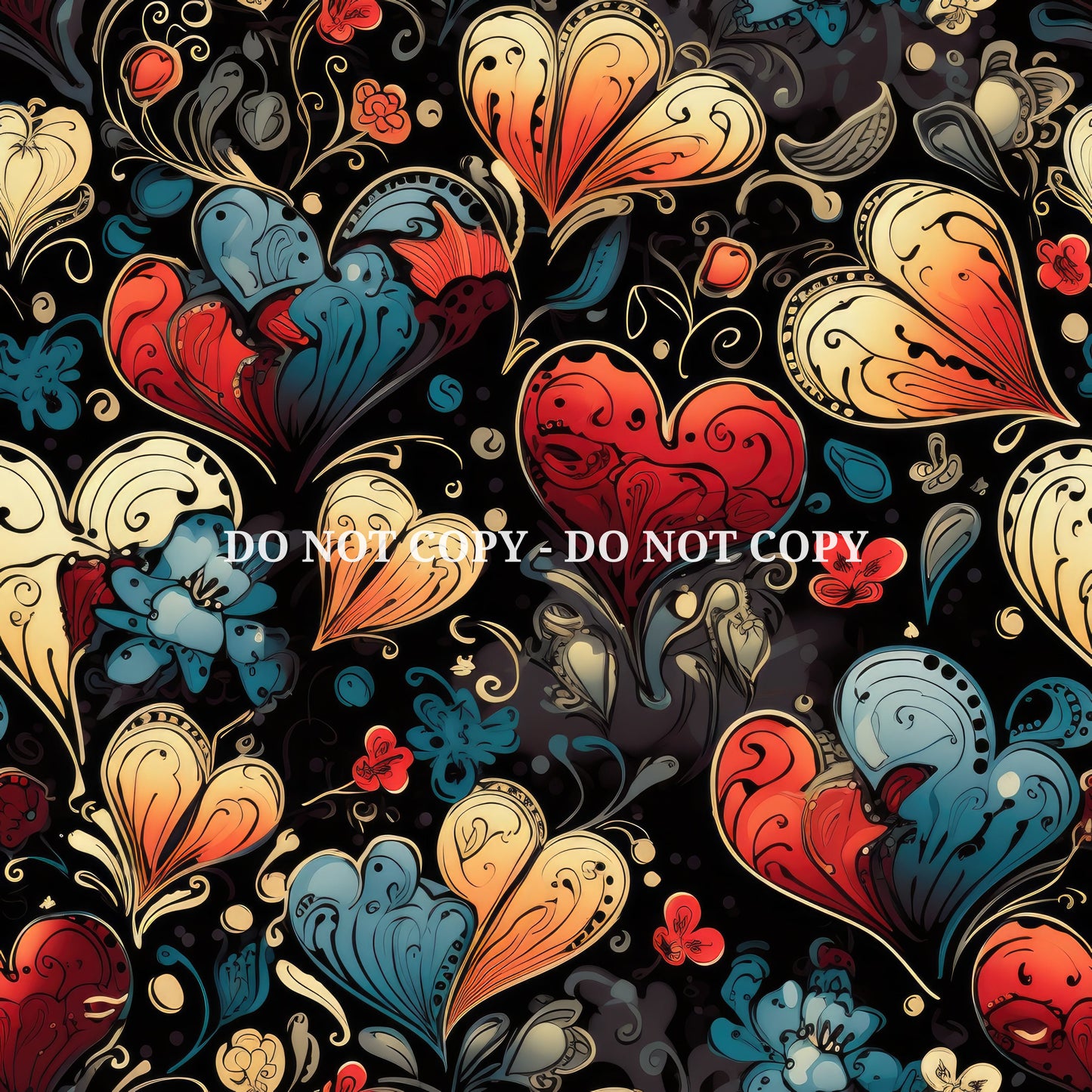 TATTOO HEARTS VINYL - MULTIPLE VARIATIONS