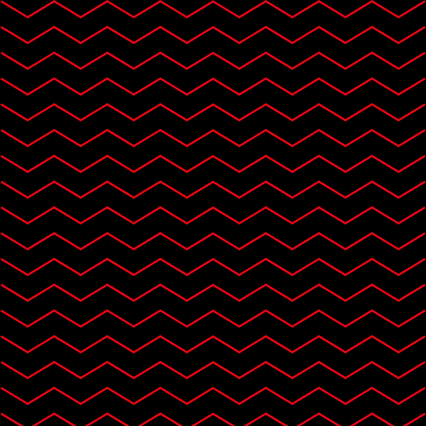 BLACK WITH RED CHEVRON