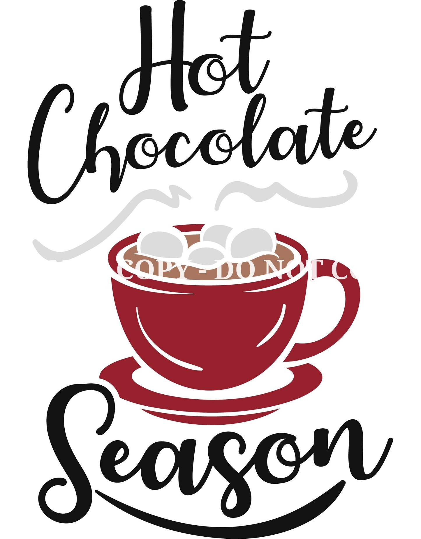 HOT CHOCOLATE- MULTIPLE VARIATIONS - DECALS