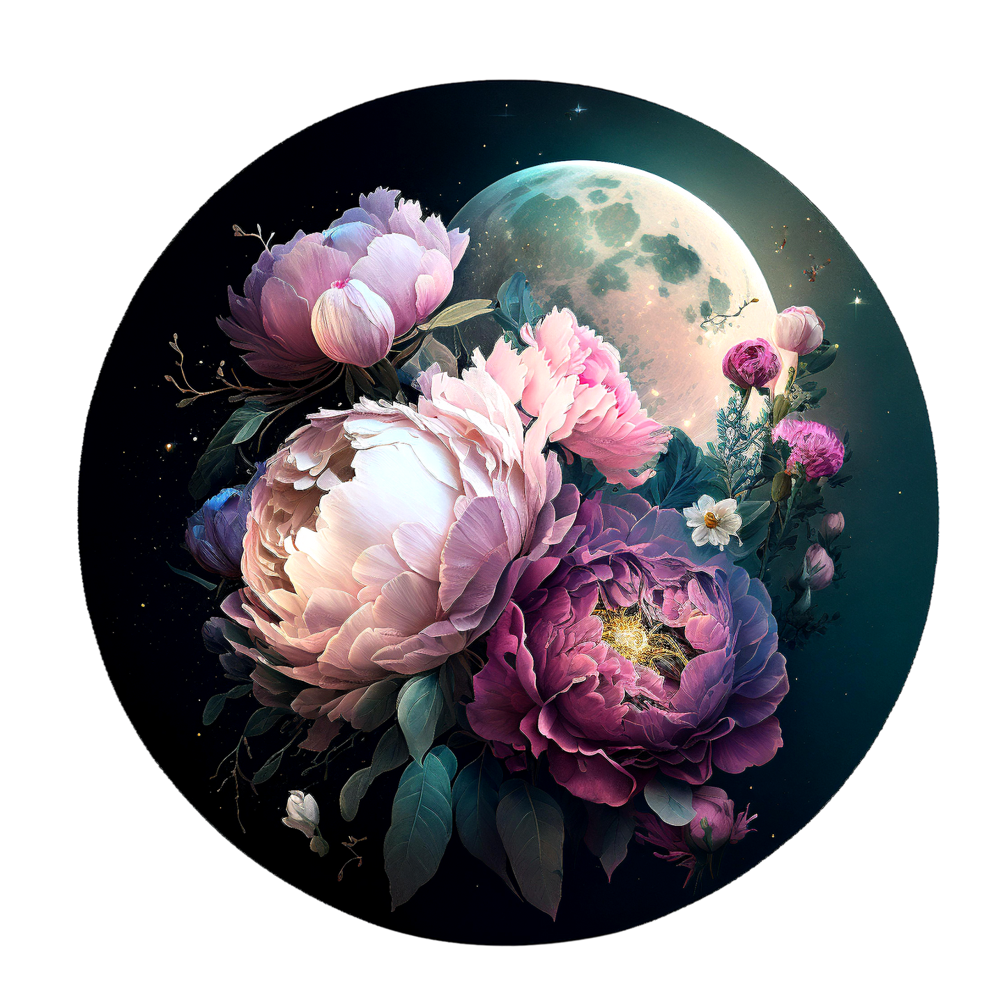 CELESTIAL PEONIES - Decals