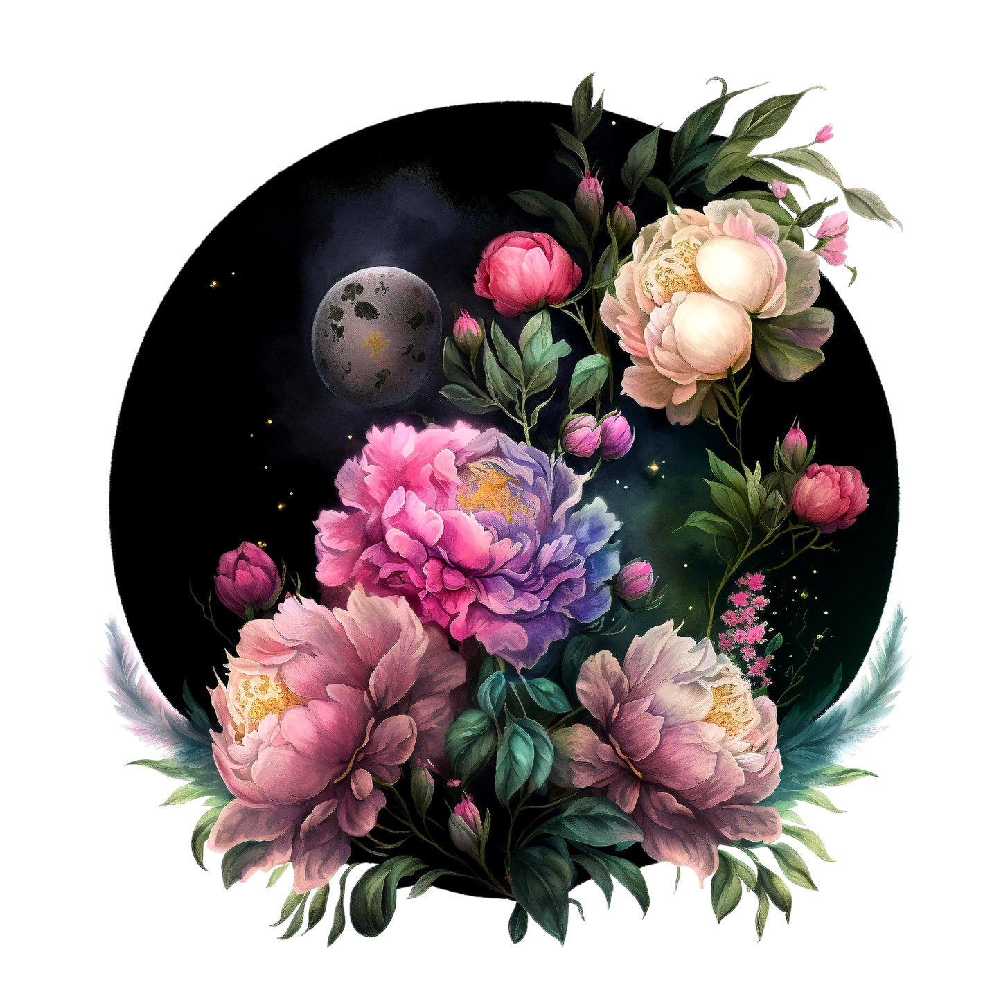 CELESTIAL PEONIES - Decals