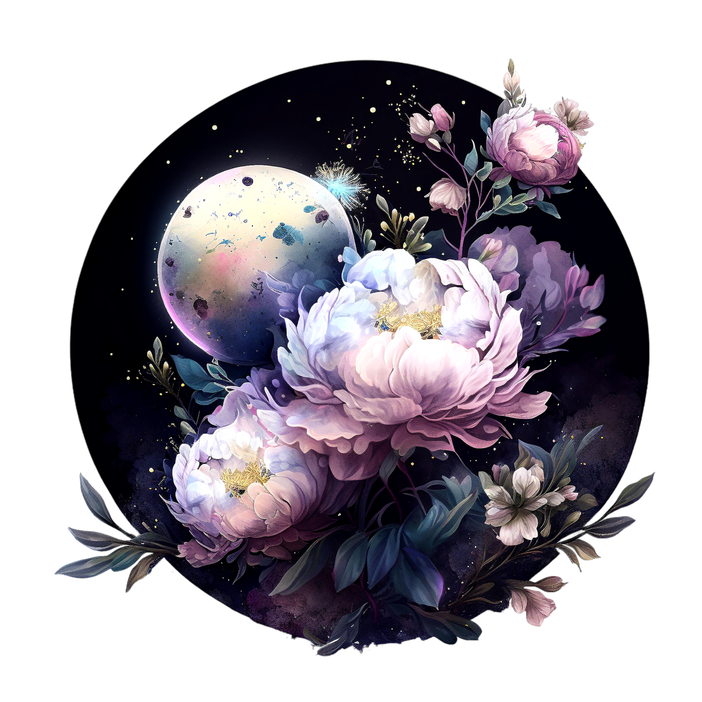 CELESTIAL PEONIES - Decals
