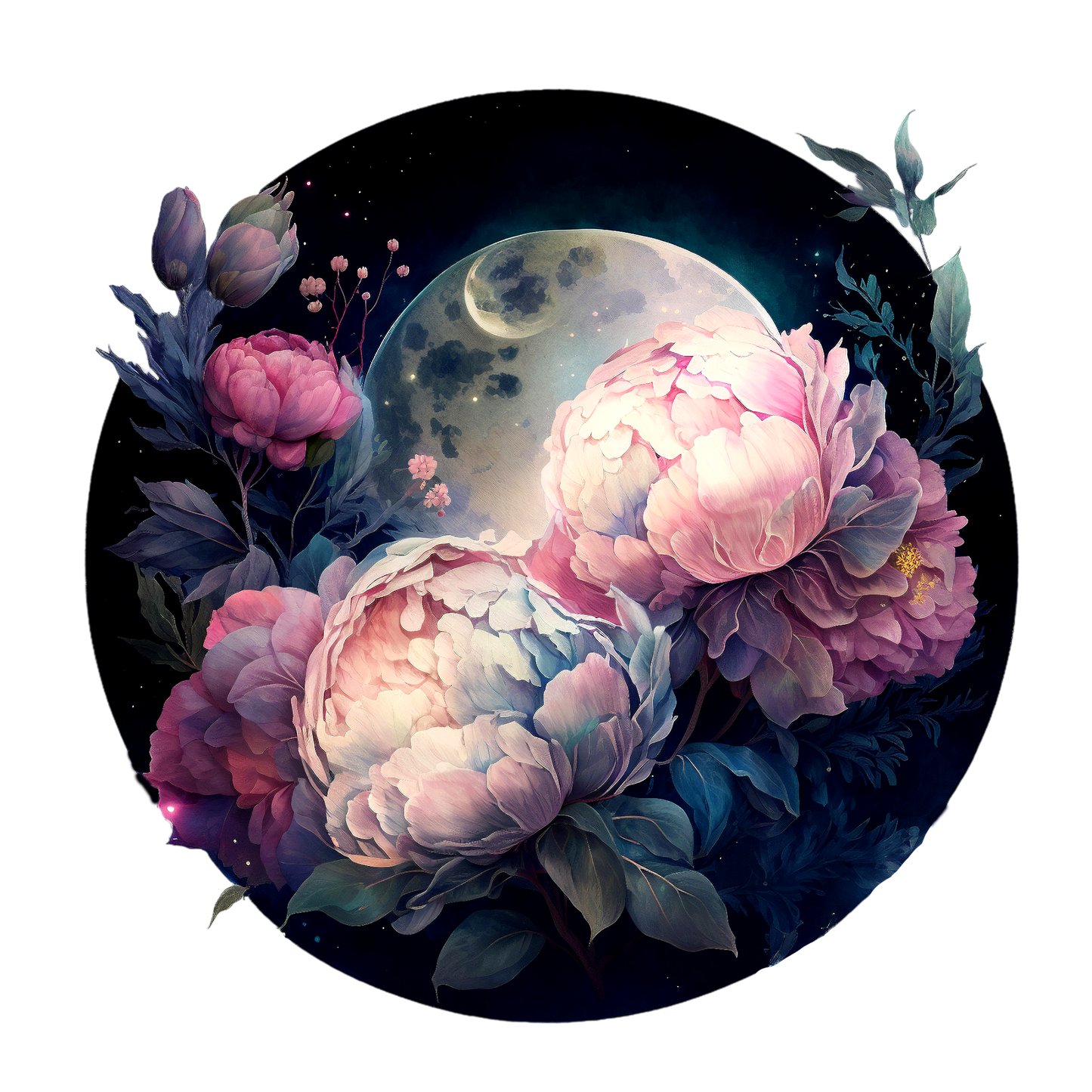 CELESTIAL PEONIES - Decals