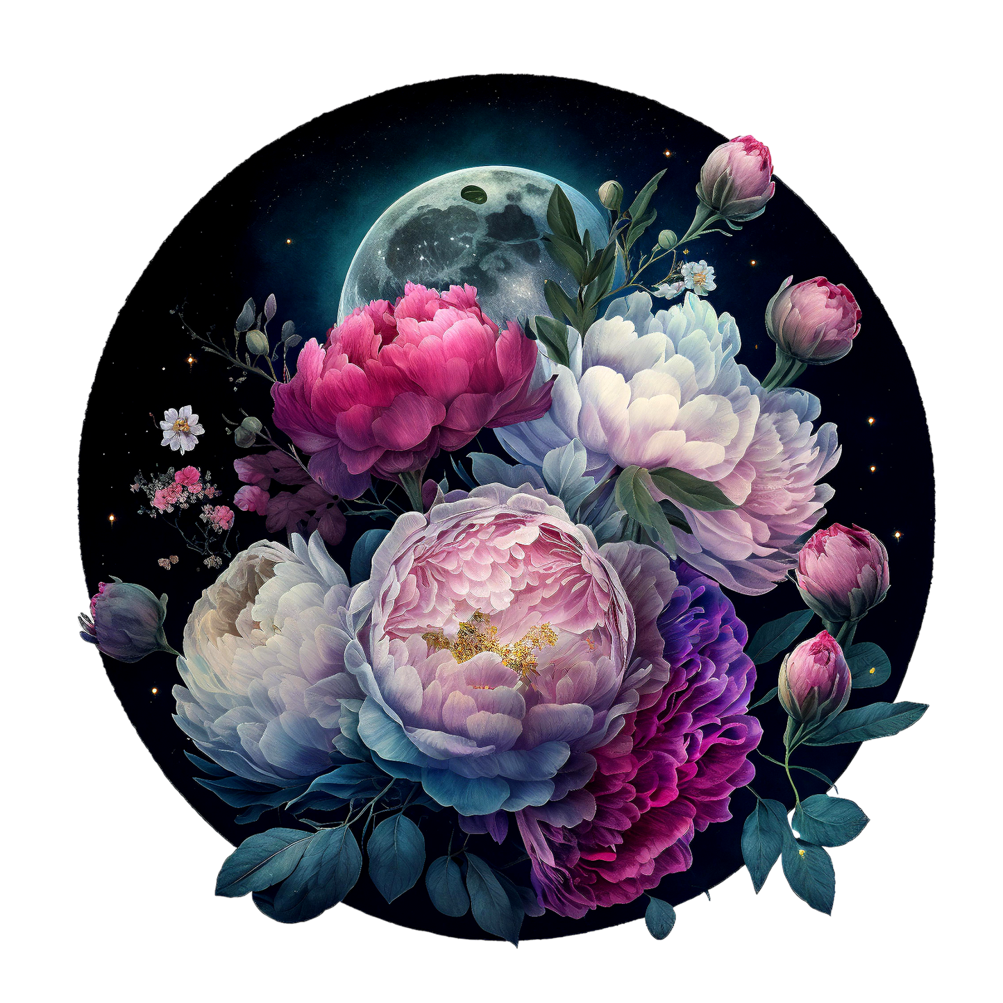 CELESTIAL PEONIES - Decals