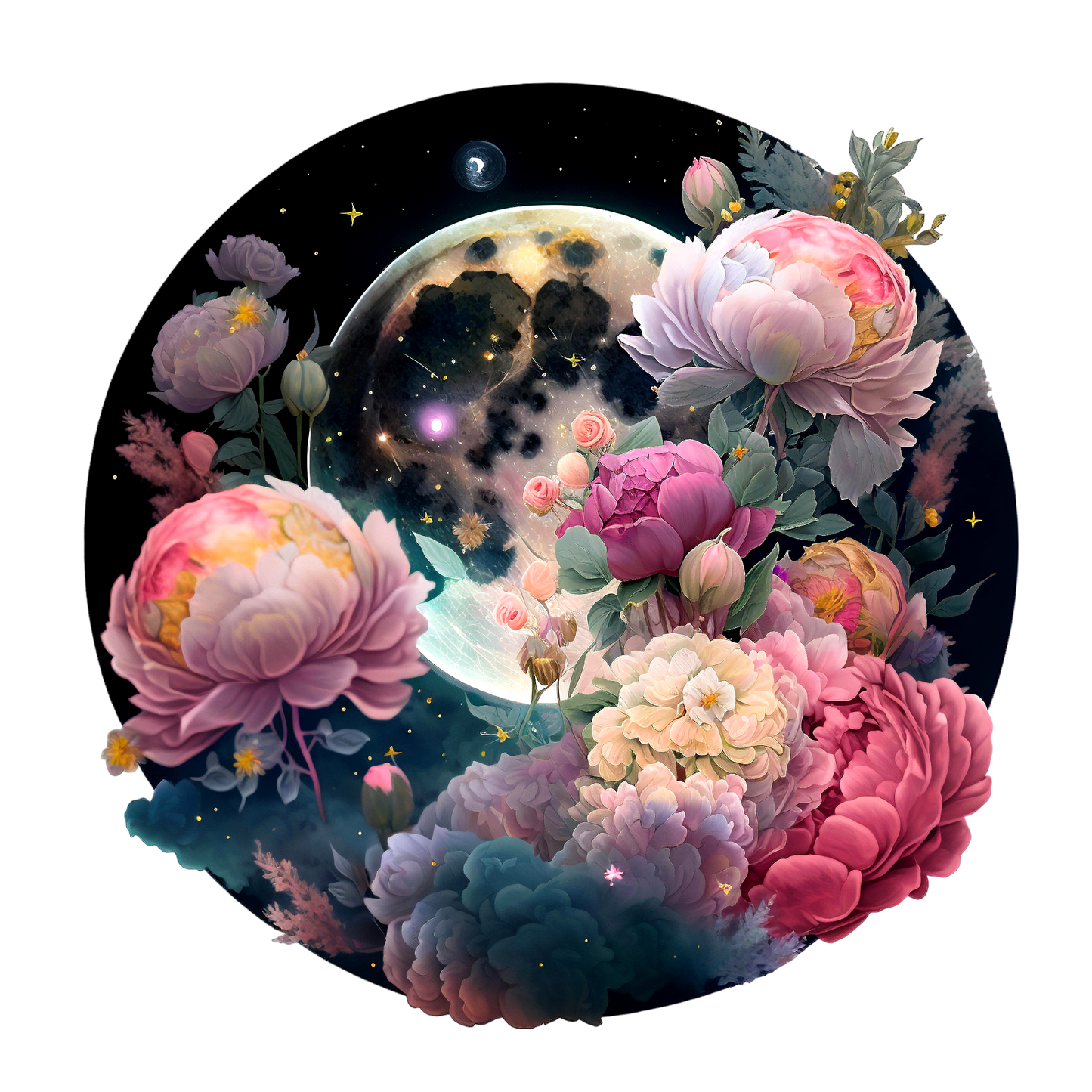 CELESTIAL PEONIES - Decals