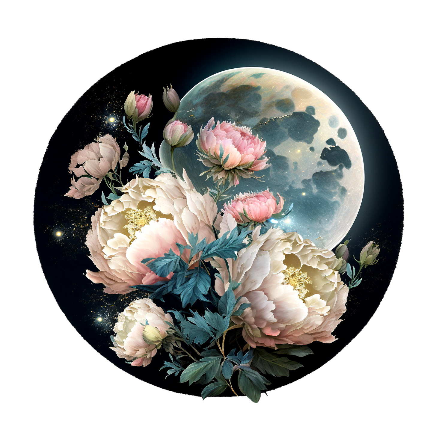 CELESTIAL PEONIES - Decals