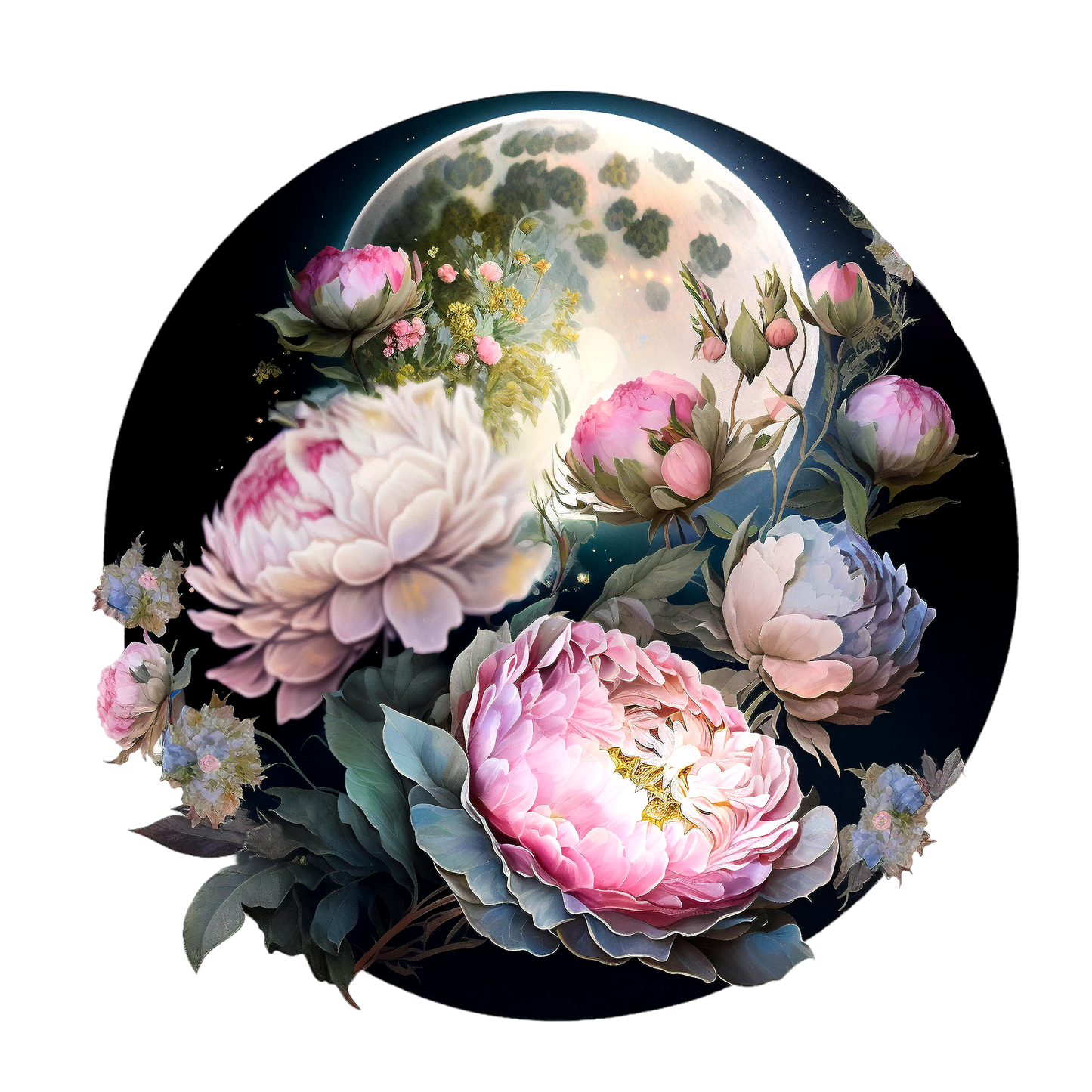 CELESTIAL PEONIES - Decals