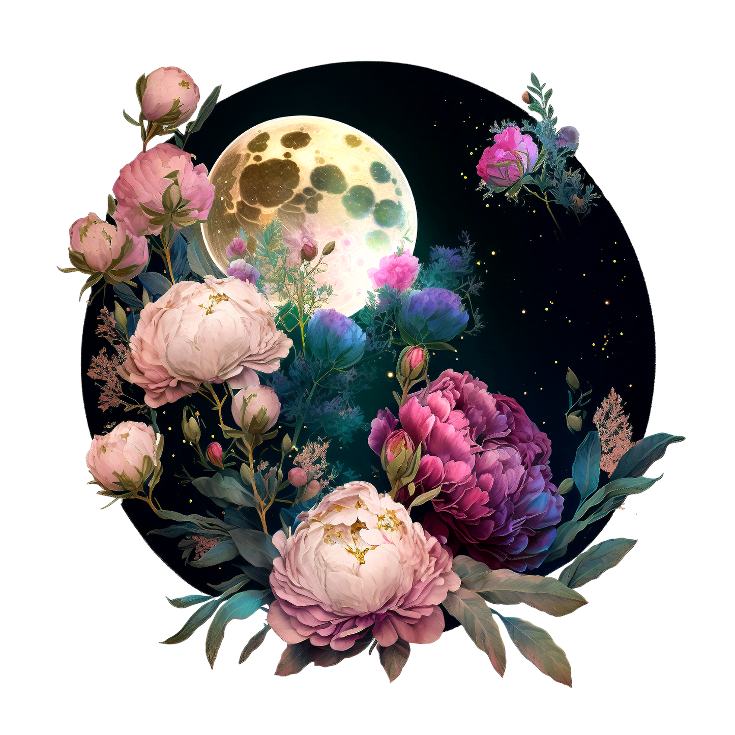 CELESTIAL PEONIES - Decals