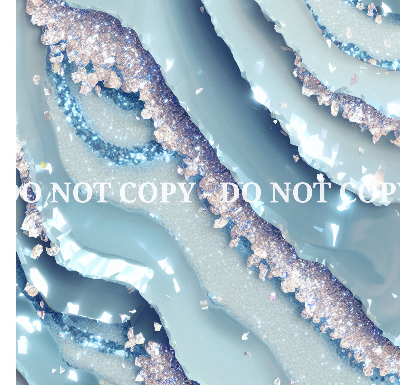 AQUAMARINE GLAM AGATE PATTERN VINYL - MULTIPLE VARIATIONS