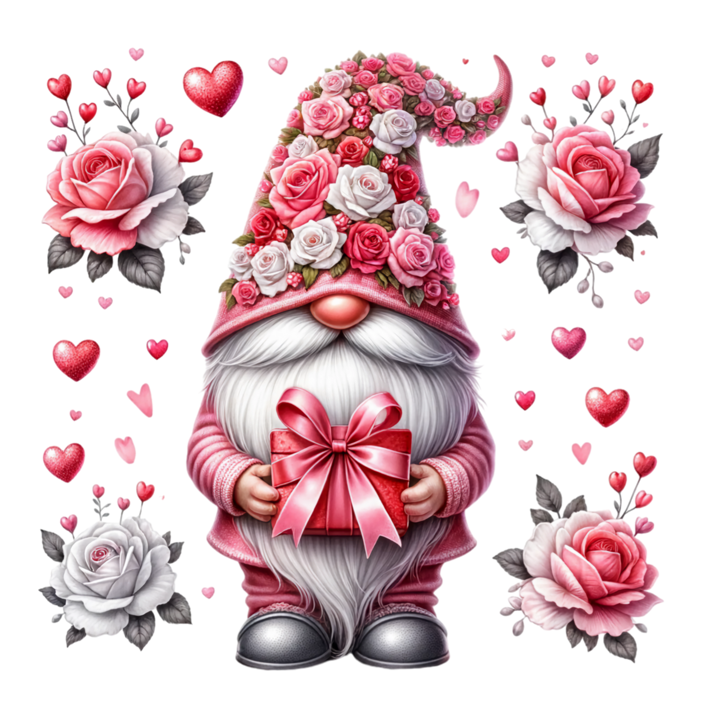 VALENTINE GNOMES - Decals
