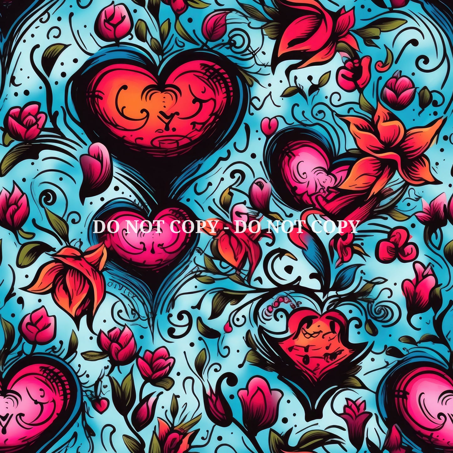 TATTOO HEARTS VINYL - MULTIPLE VARIATIONS