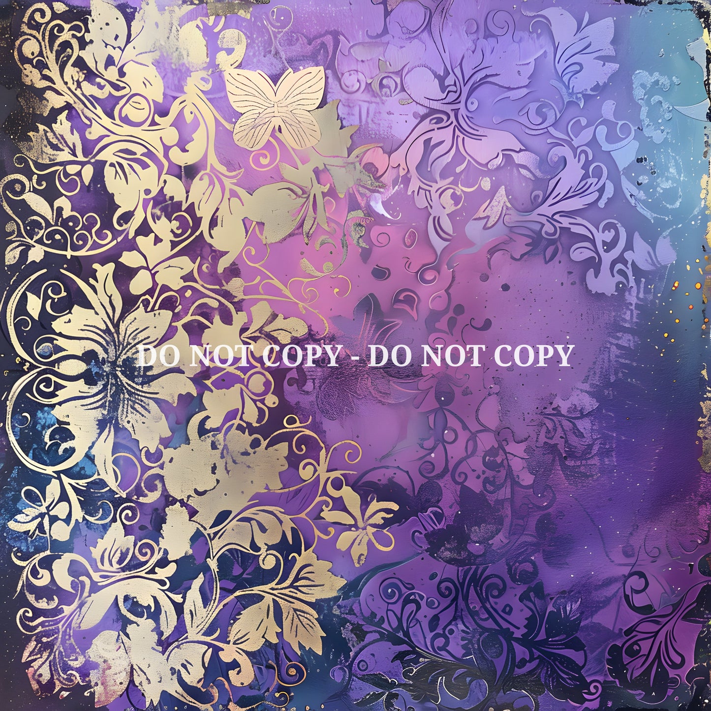 PURPLE GOLD BUTTERFLY - MULTIPLE VARIATIONS