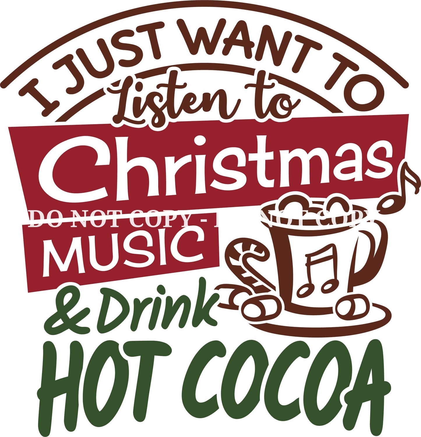 HOT CHOCOLATE- MULTIPLE VARIATIONS - DECALS