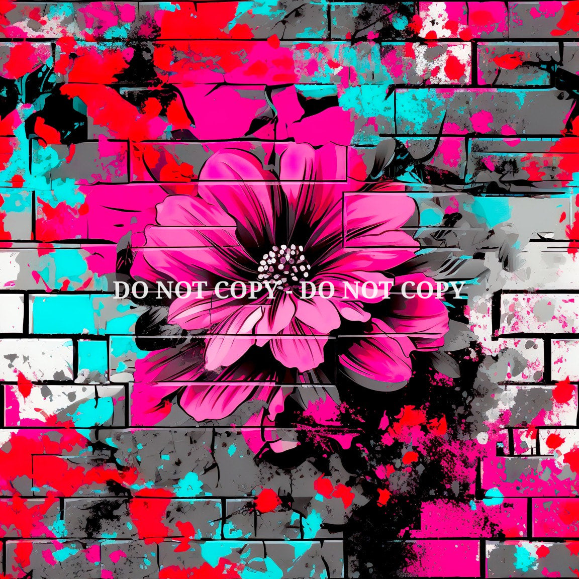 GRAFFTI FLORAL VINYL - MULTIPLE VARIATIONS