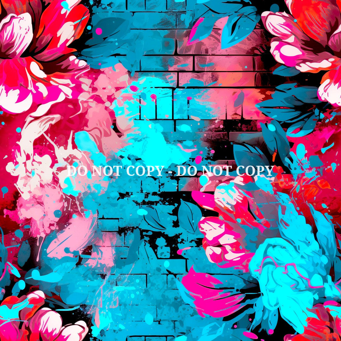 GRAFFTI FLORAL VINYL - MULTIPLE VARIATIONS