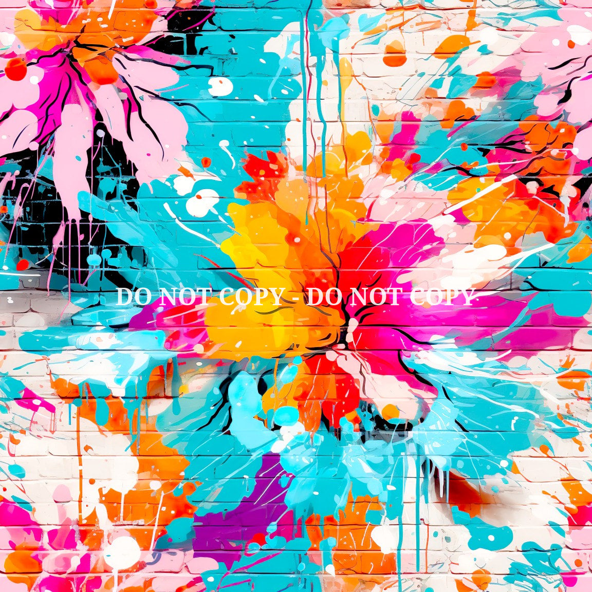 GRAFFTI FLORAL VINYL - MULTIPLE VARIATIONS