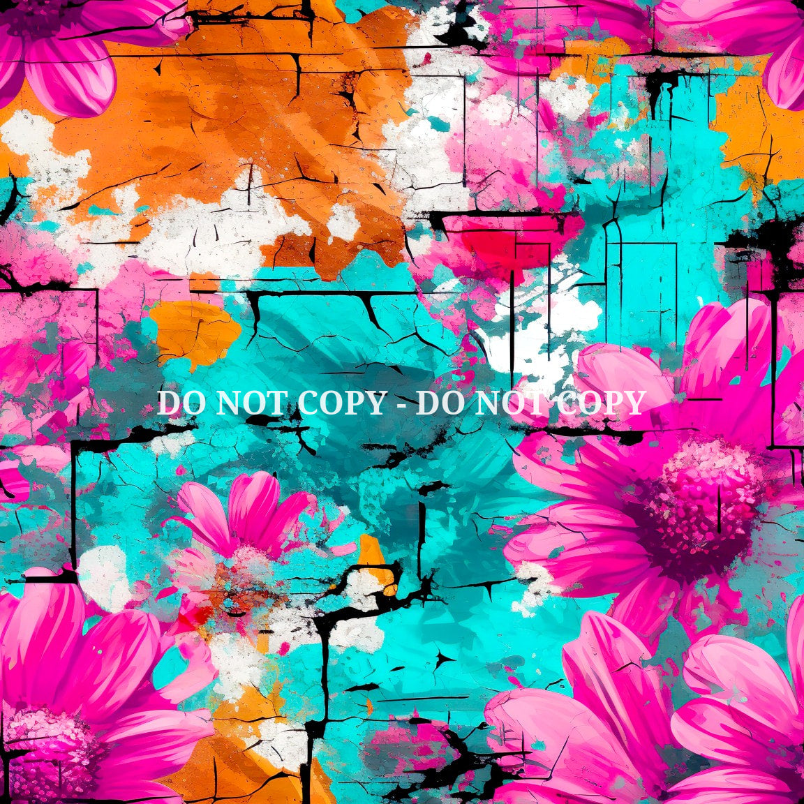 GRAFFTI FLORAL VINYL - MULTIPLE VARIATIONS