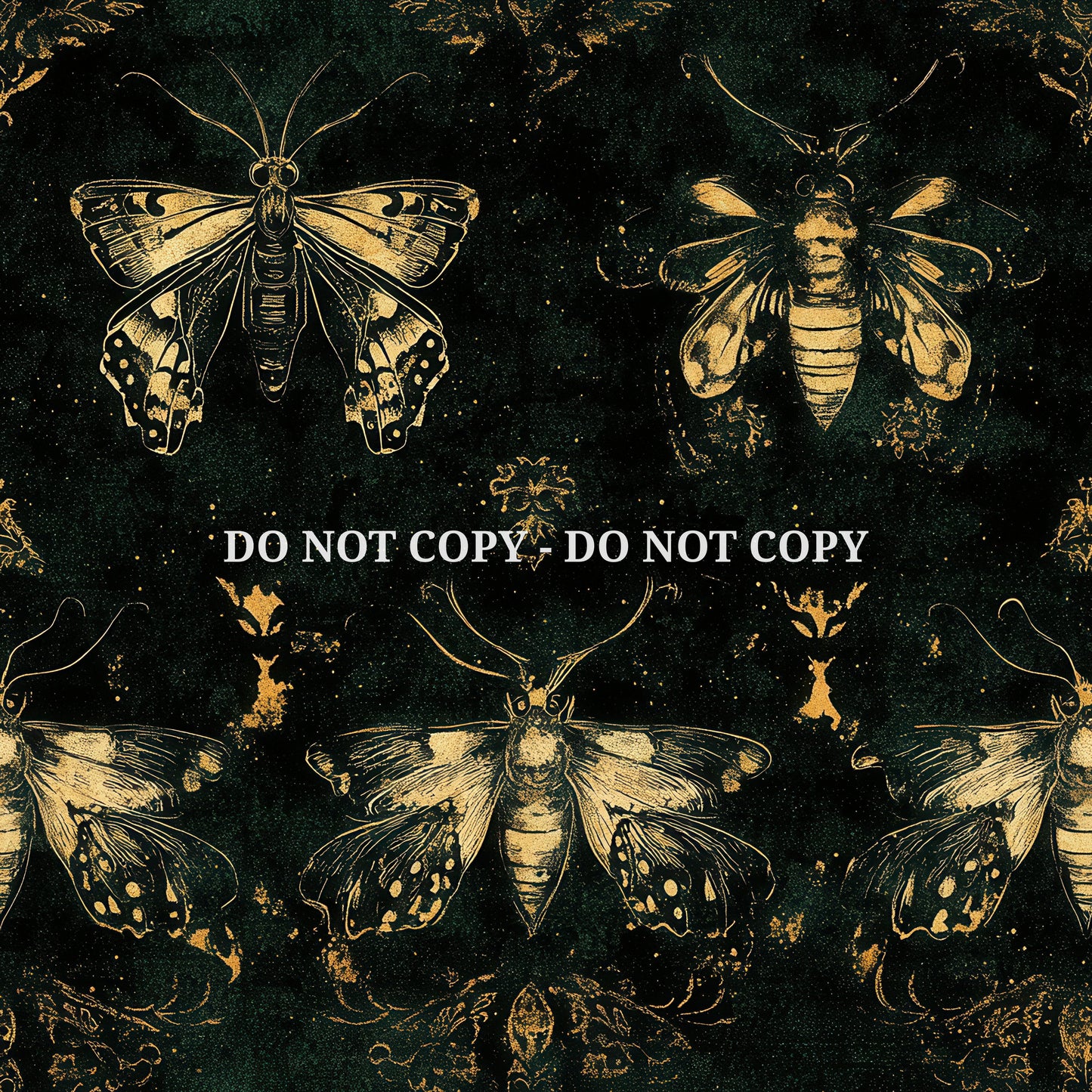 GRUNGE EMERLAND BUTTERFLIES - MULTIPLE VARIATIONS