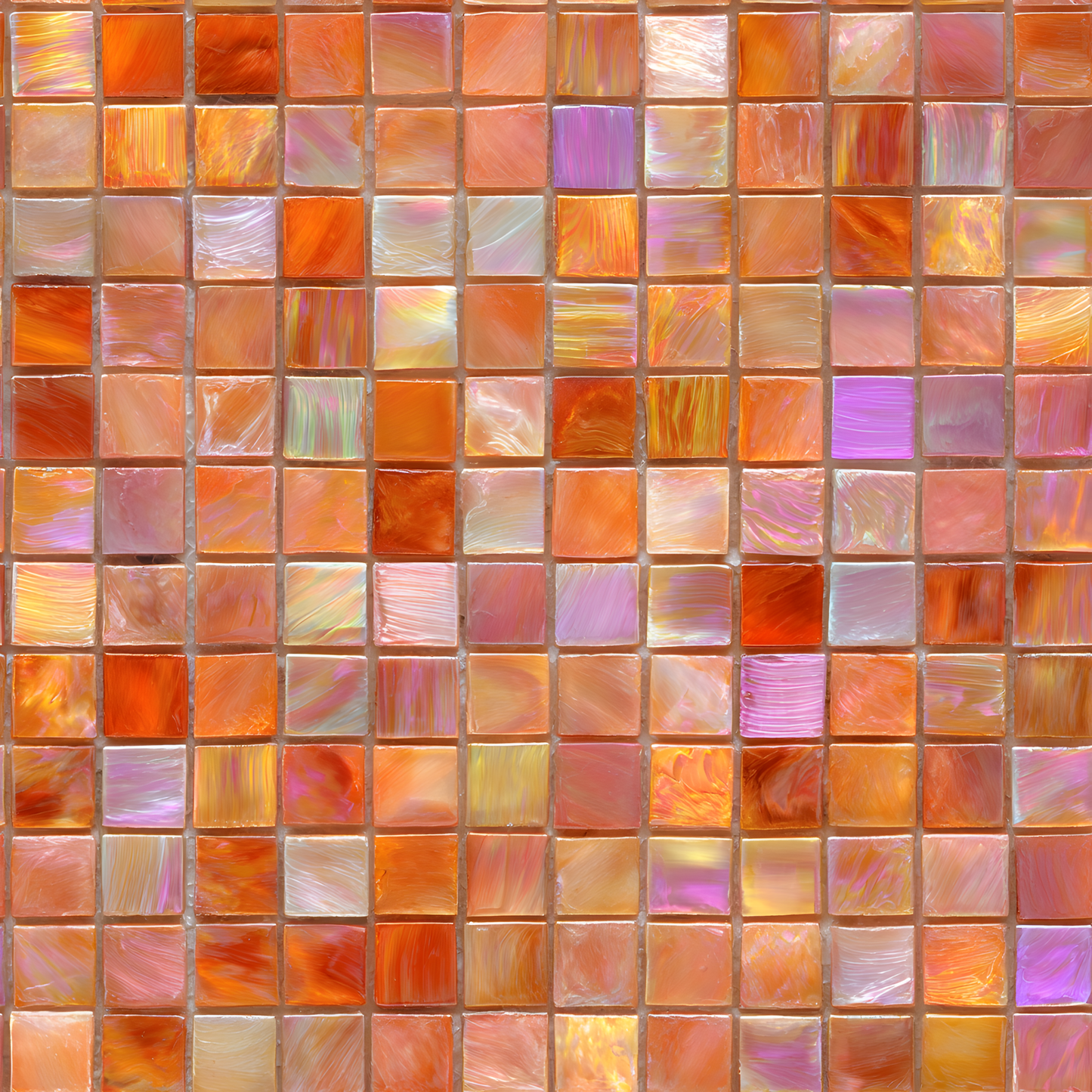 IRIDESCENT MOSAIC TILES - MULTIPLE VARIATIONS