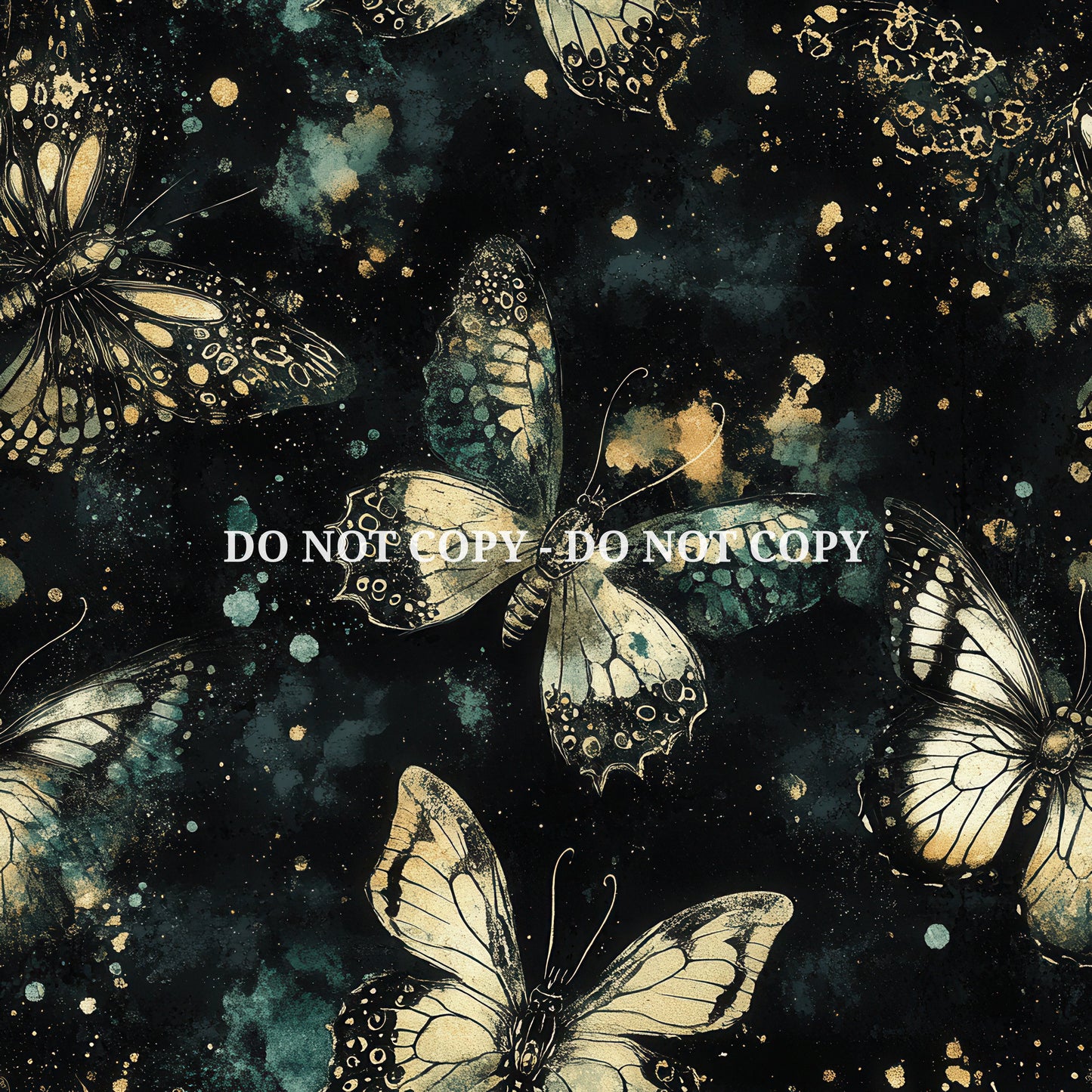 GRUNGE EMERLAND BUTTERFLIES - MULTIPLE VARIATIONS