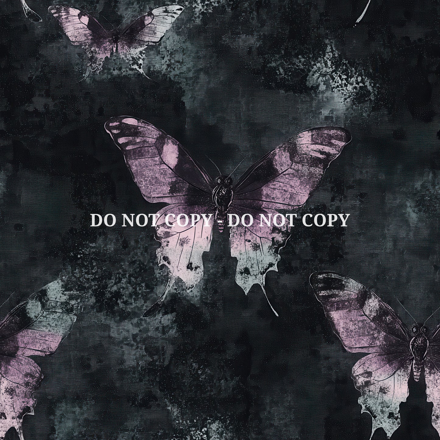 GRUNGE NOIR BUTTERFLIES - MULTIPLE VARIATIONS