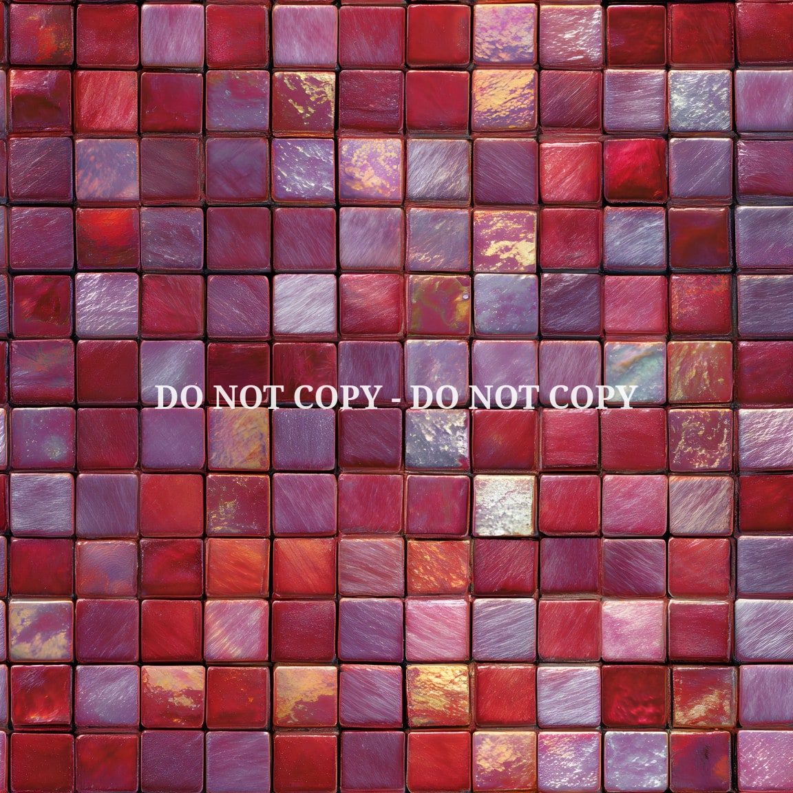 IRIDESCENT MOSAIC TILES - MULTIPLE VARIATIONS