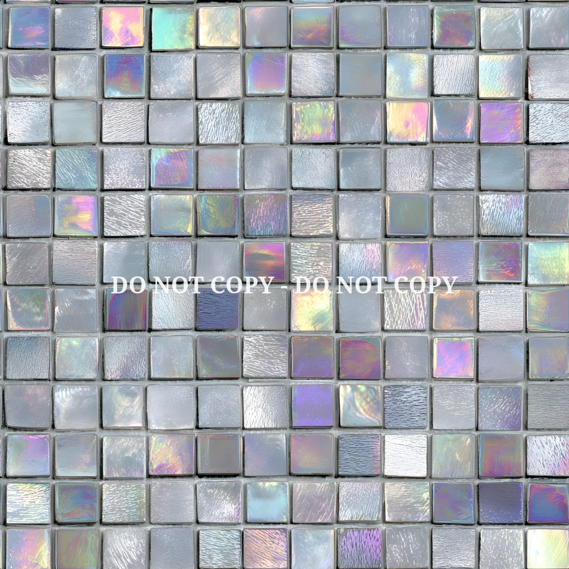 IRIDESCENT MOSAIC TILES - MULTIPLE VARIATIONS
