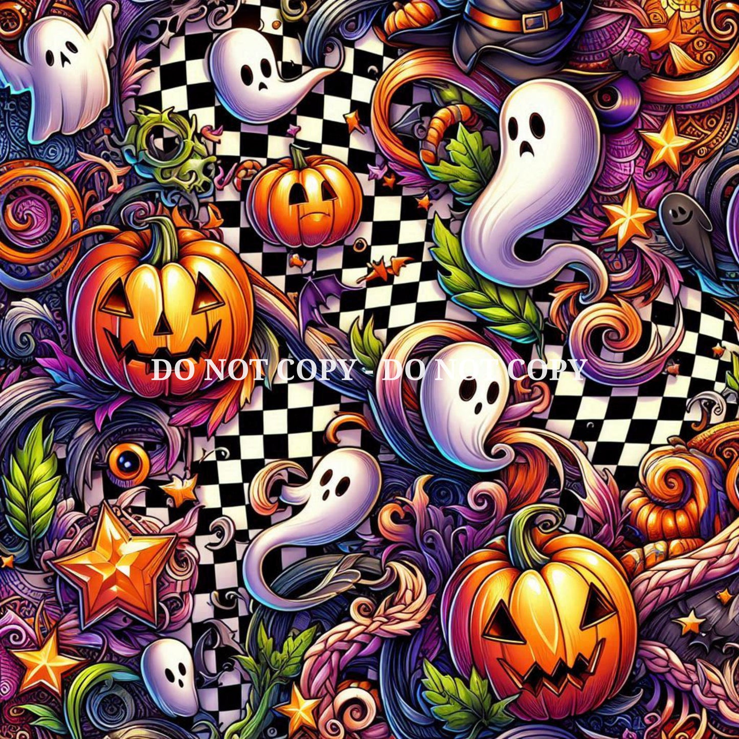 CHECKERBOARD HALLOWEEN - BRAVO - MULTIPLE VARIATIONS
