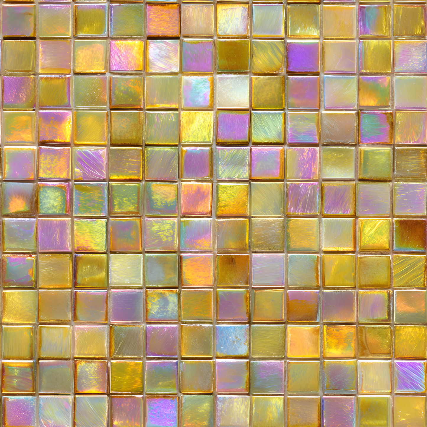 IRIDESCENT MOSAIC TILES - MULTIPLE VARIATIONS