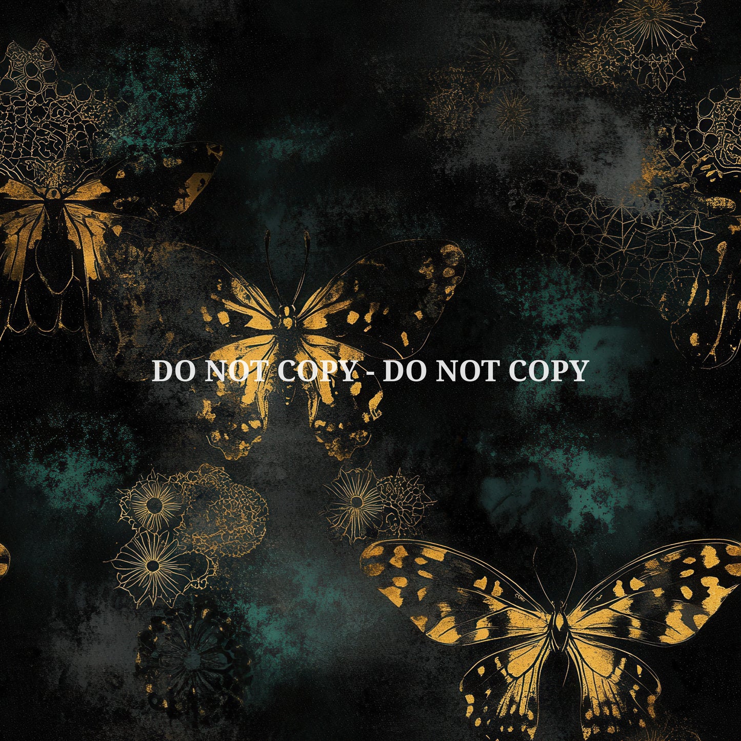 GRUNGE EMERLAND BUTTERFLIES - MULTIPLE VARIATIONS