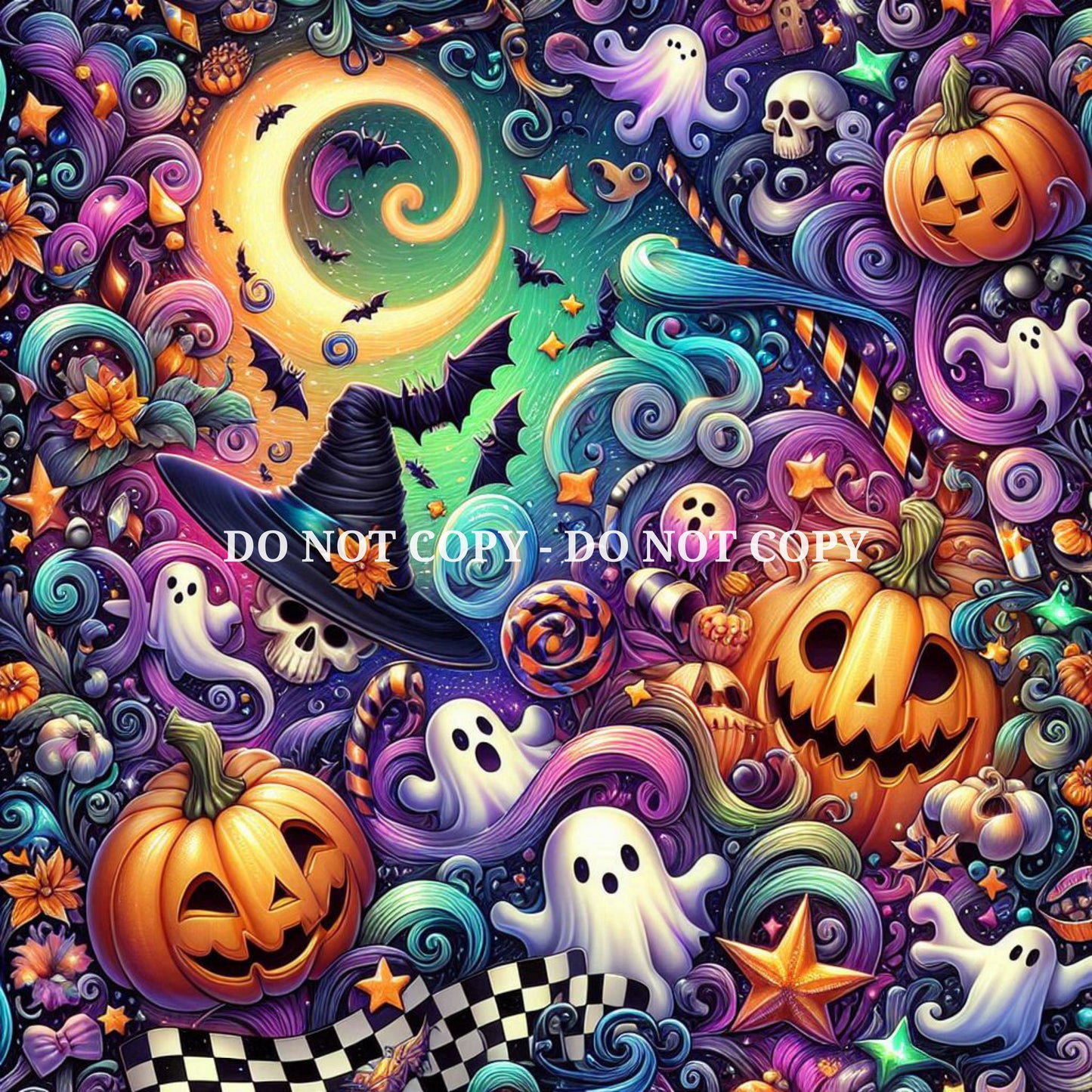 CHECKERBOARD HALLOWEEN - BRAVO - MULTIPLE VARIATIONS
