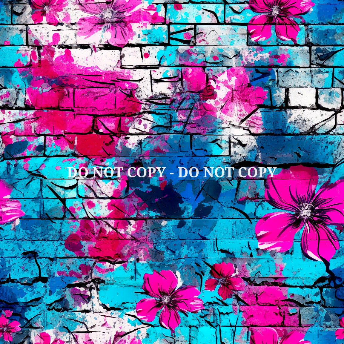 GRAFFTI FLORAL VINYL - MULTIPLE VARIATIONS