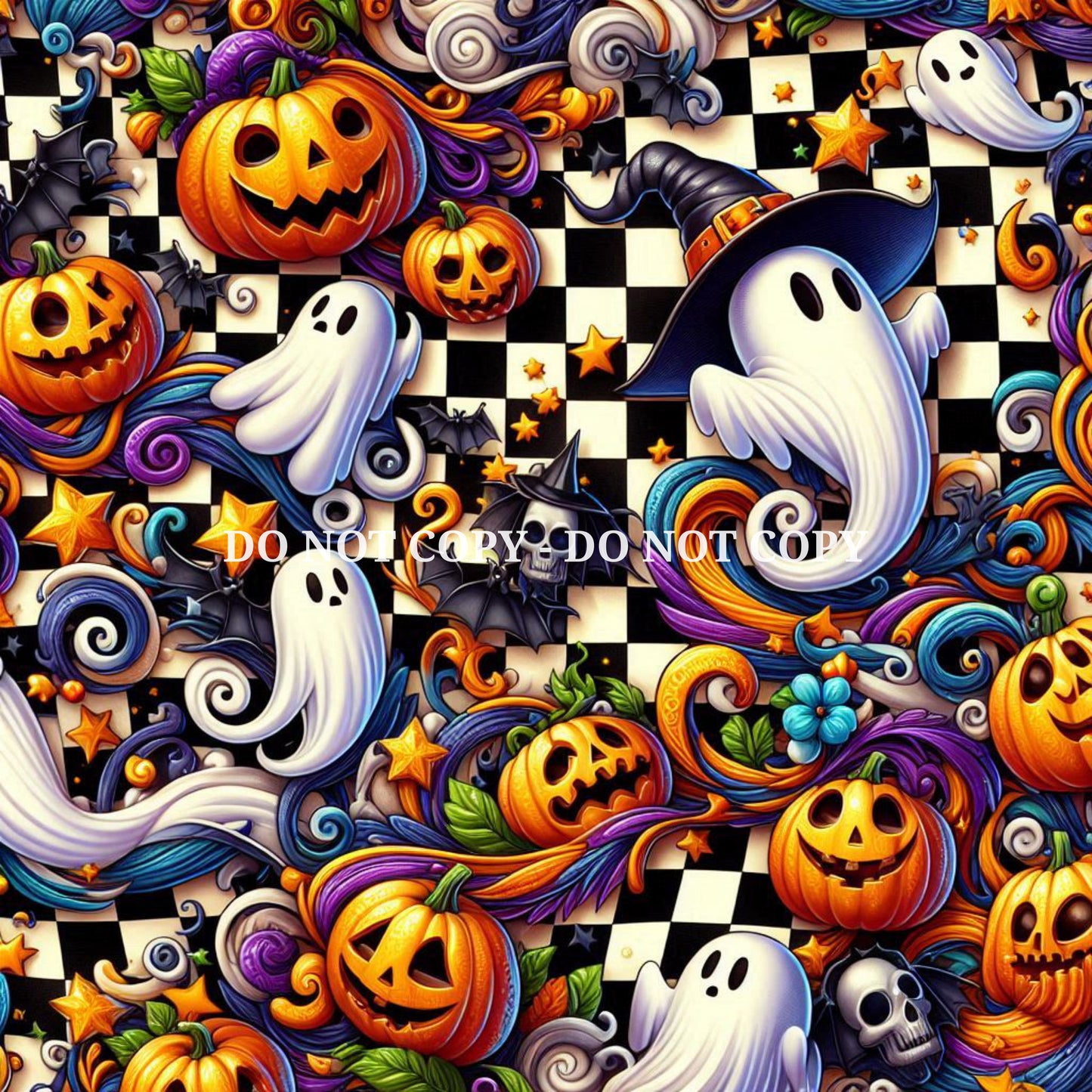 CHECKERBOARD HALLOWEEN - BRAVO - MULTIPLE VARIATIONS
