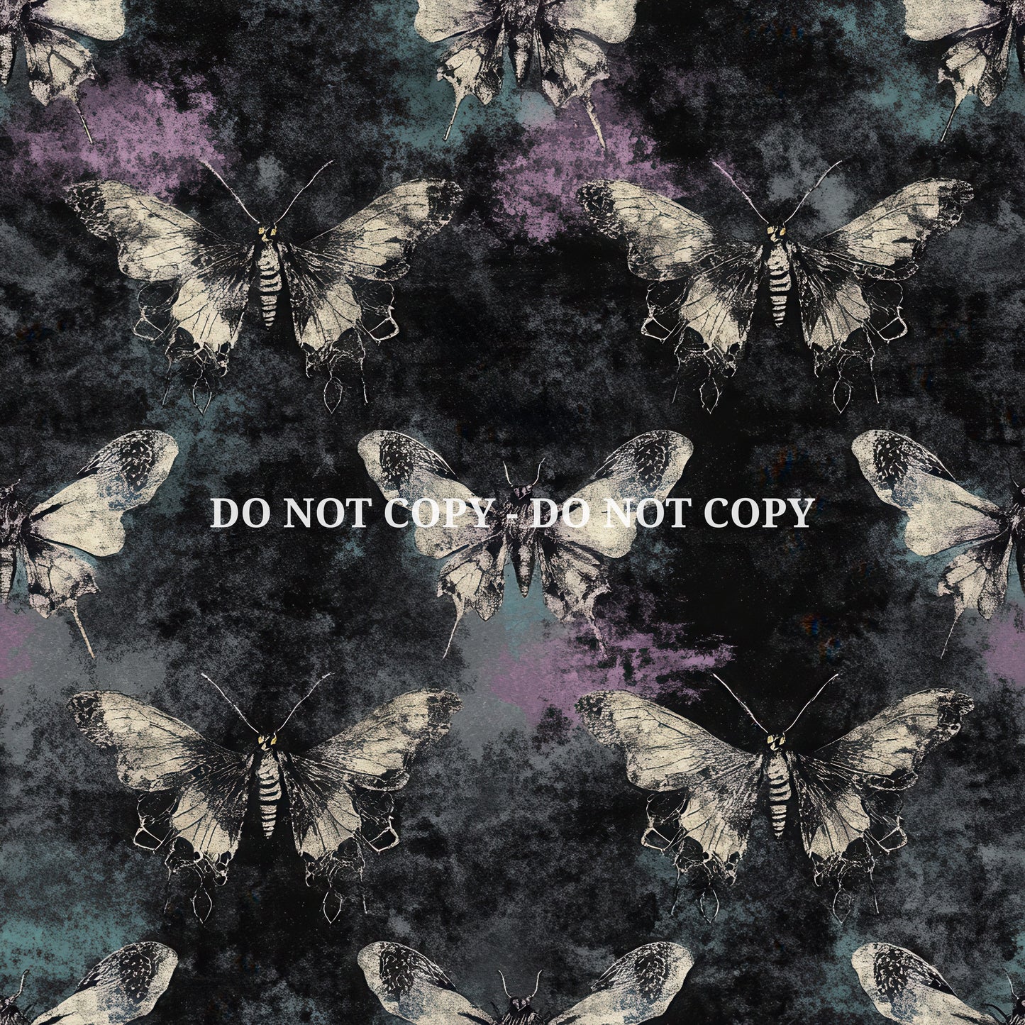 GRUNGE NOIR BUTTERFLIES - MULTIPLE VARIATIONS