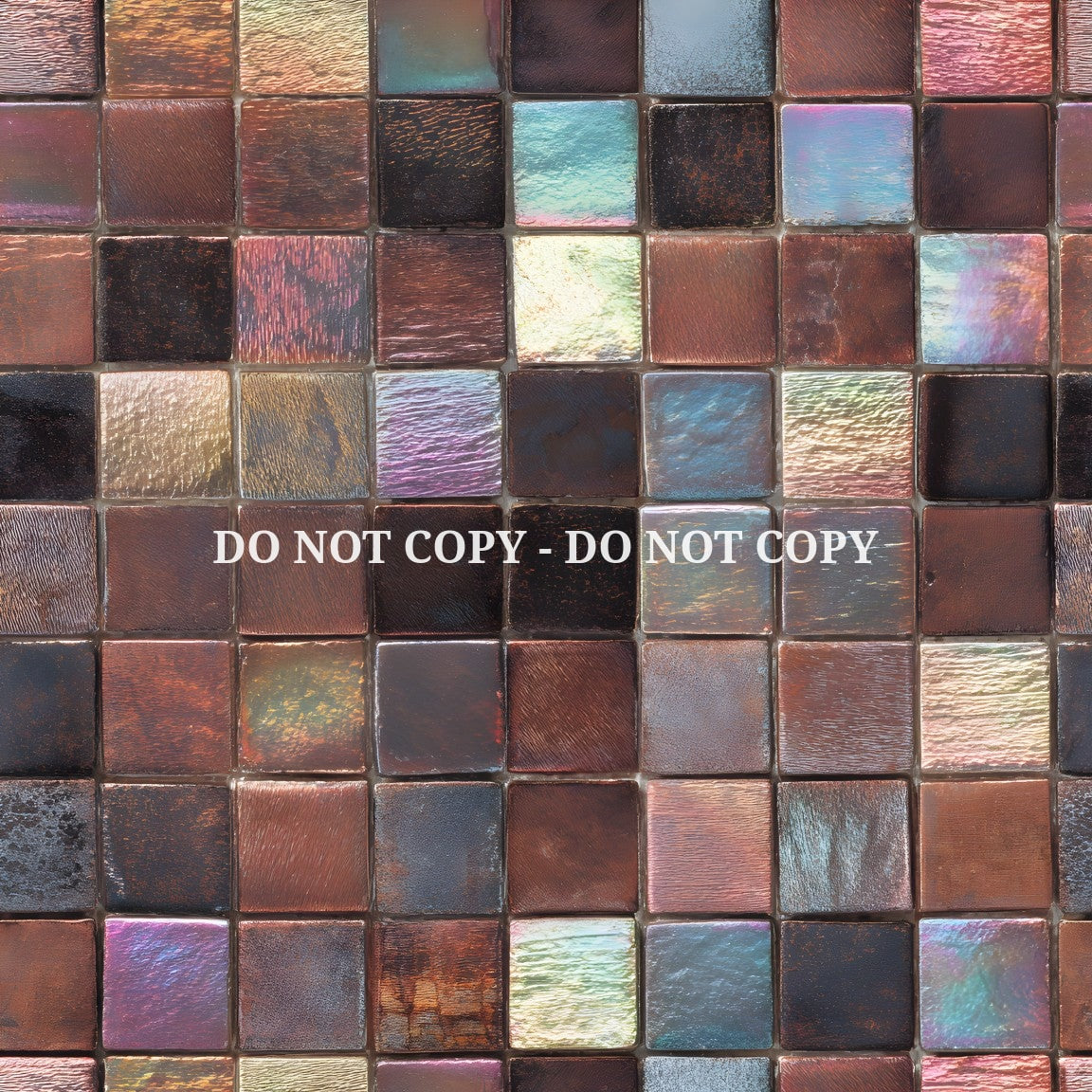 IRIDESCENT MOSAIC TILES - MULTIPLE VARIATIONS