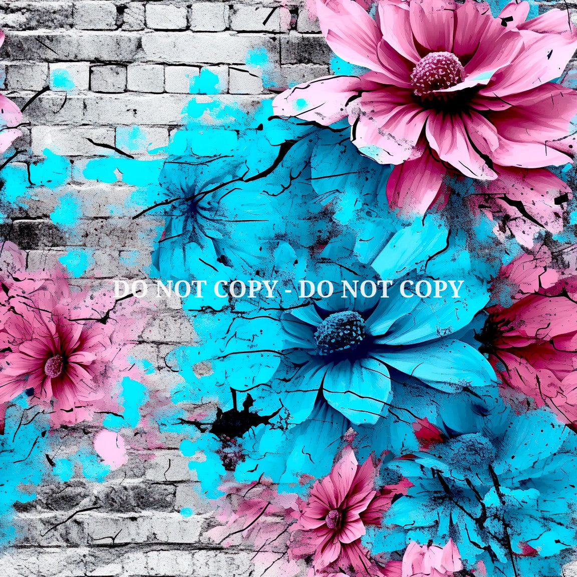 GRAFFTI FLORAL VINYL - MULTIPLE VARIATIONS