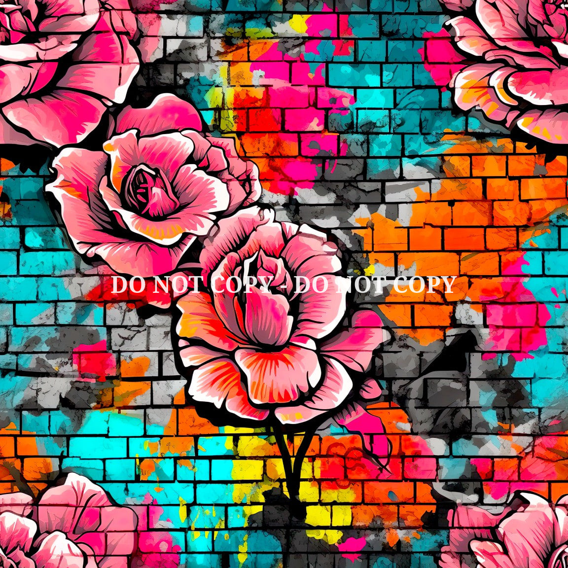 GRAFFTI FLORAL VINYL - MULTIPLE VARIATIONS
