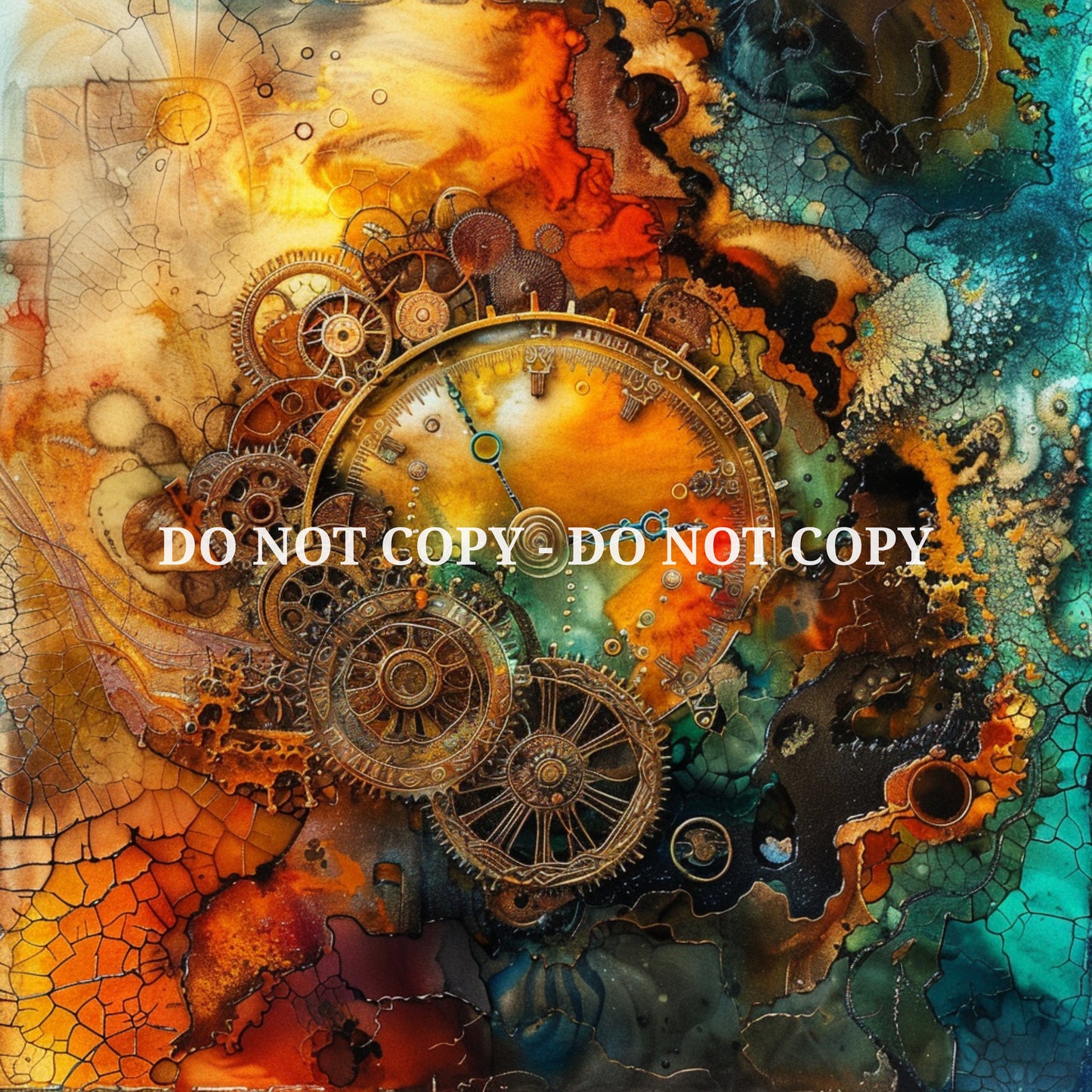 STEAMPUNK ALCOHOL INK - MULTIPLE VARIATIONS