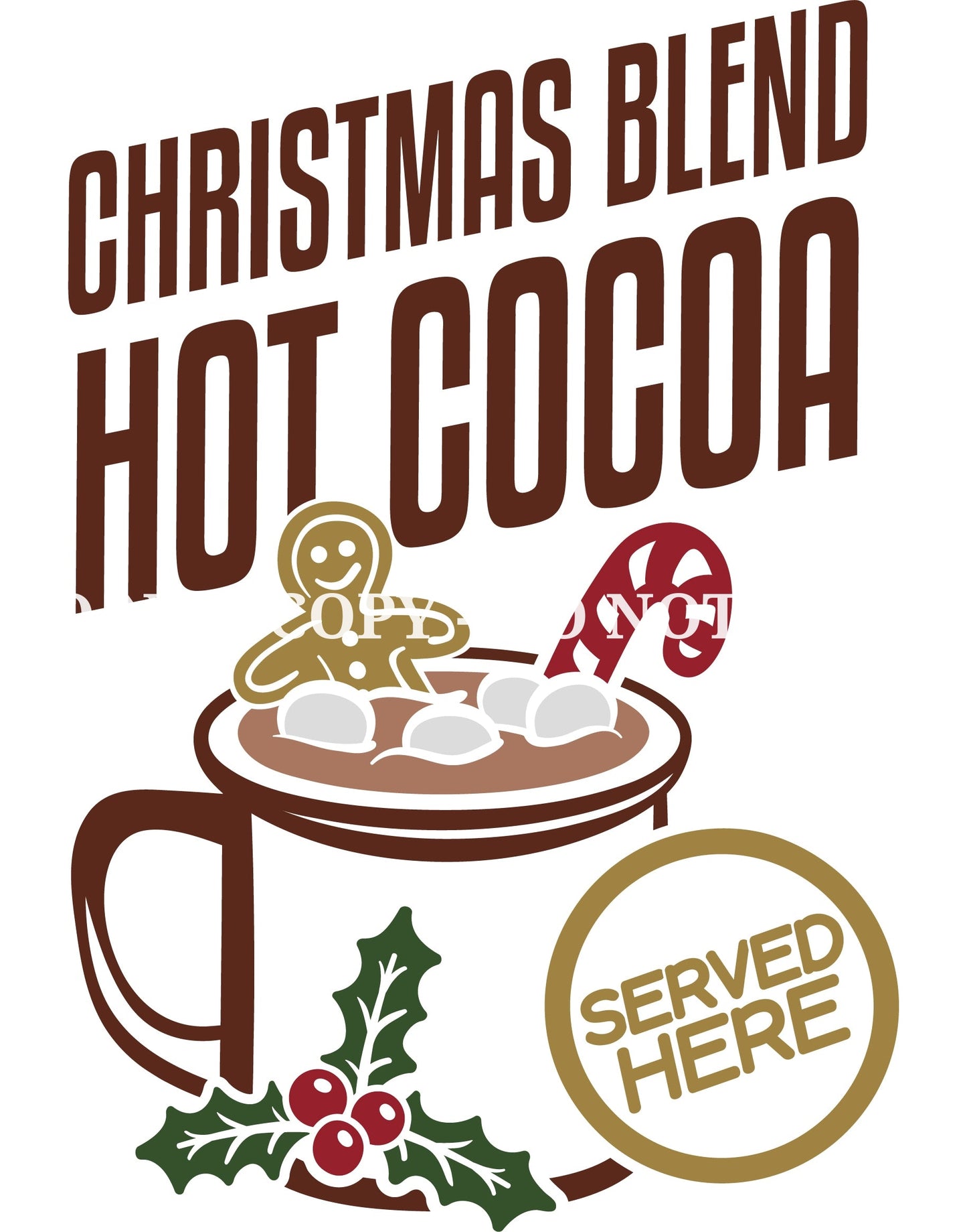 HOT CHOCOLATE- MULTIPLE VARIATIONS - DECALS