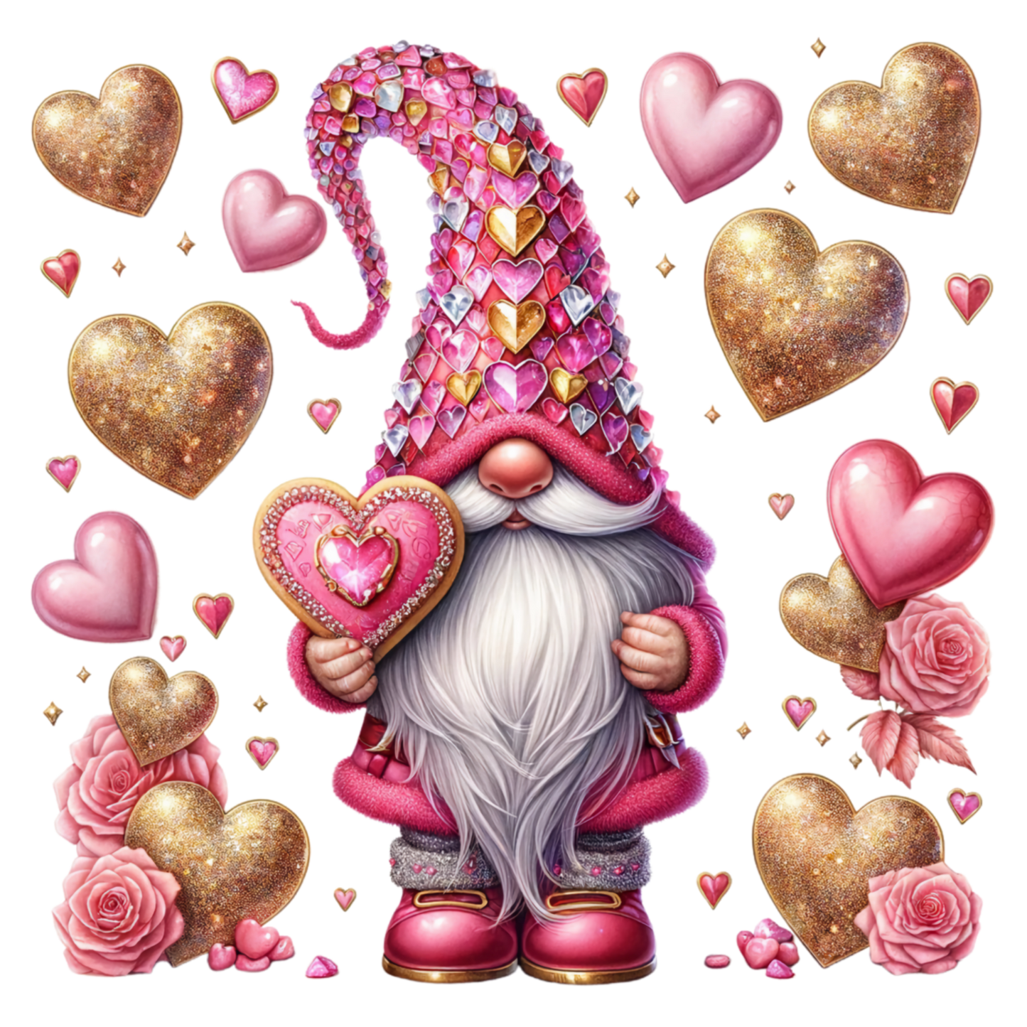 VALENTINE GNOMES - Decals