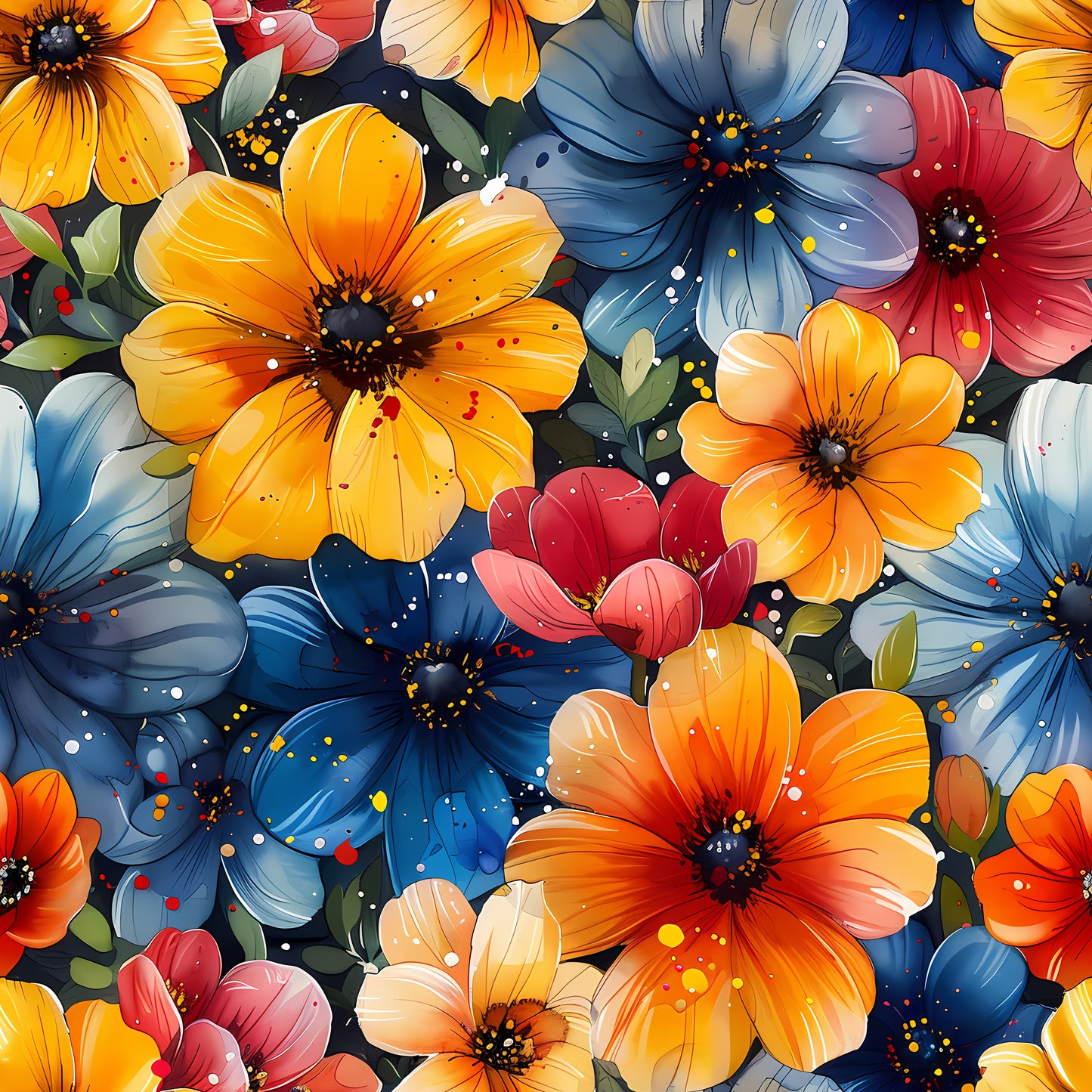 VIBRANT FLOWER - MULTIPLE VARIATIONS