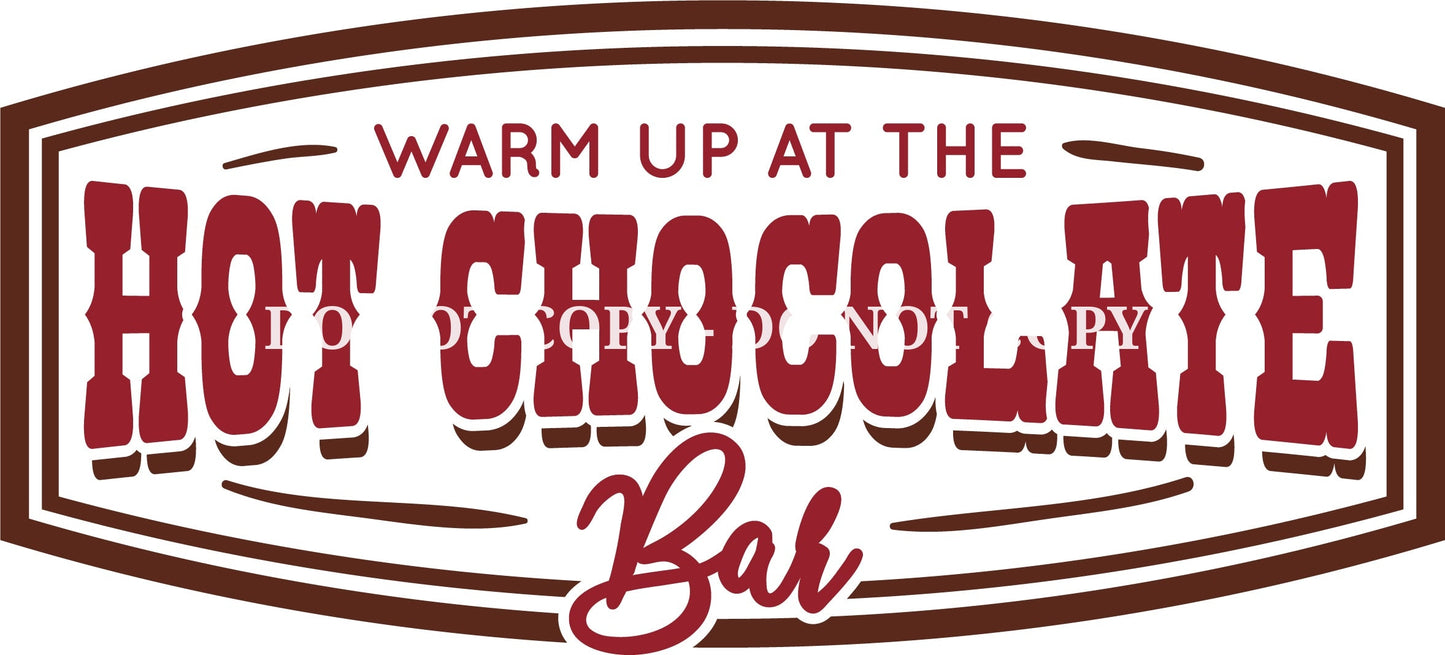 HOT CHOCOLATE- MULTIPLE VARIATIONS - DECALS