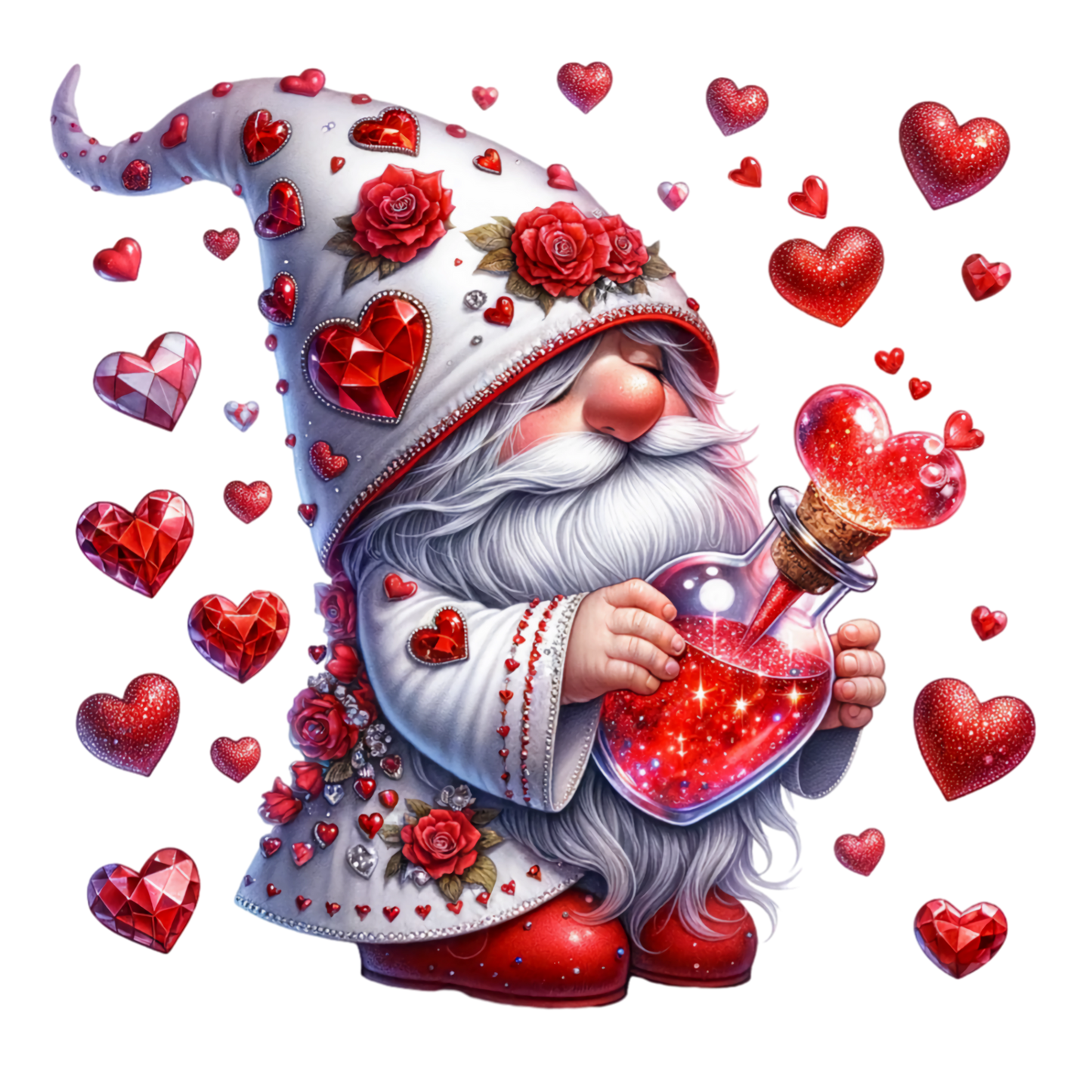 VALENTINE GNOMES - Decals