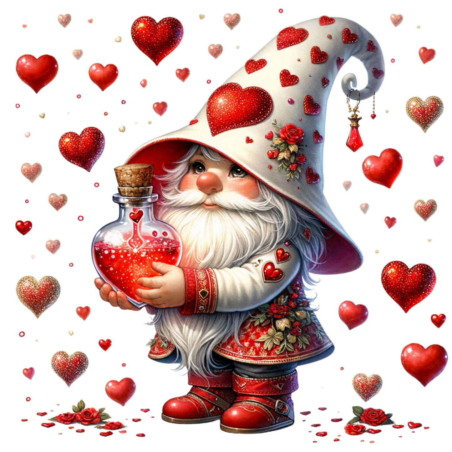 VALENTINE GNOMES - Decals