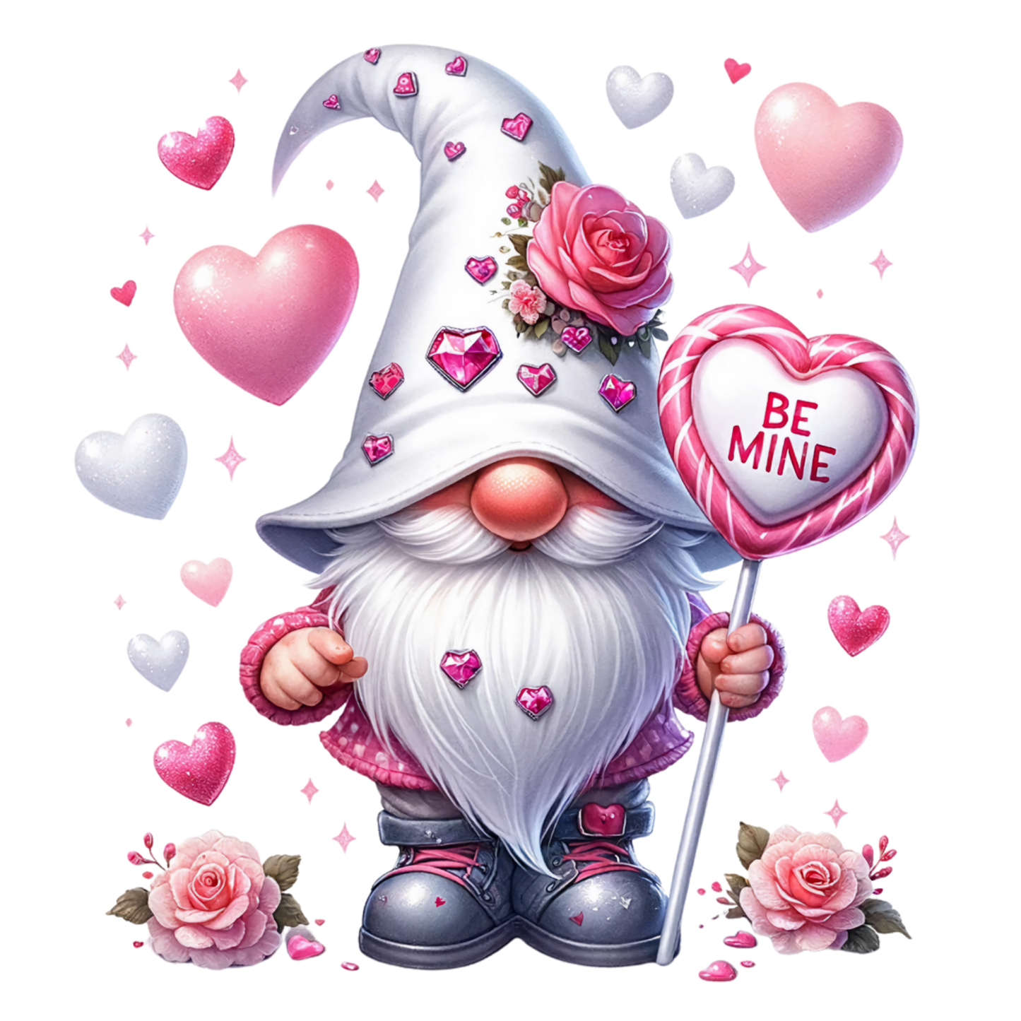 VALENTINE GNOMES - Decals
