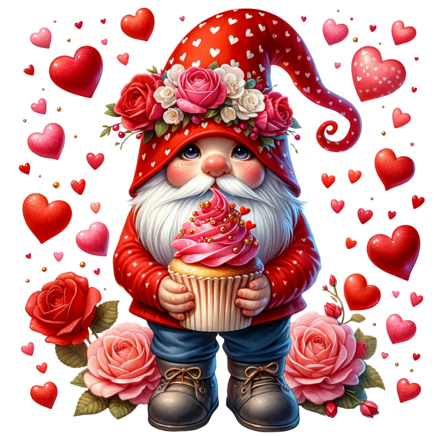 VALENTINE GNOMES - Decals