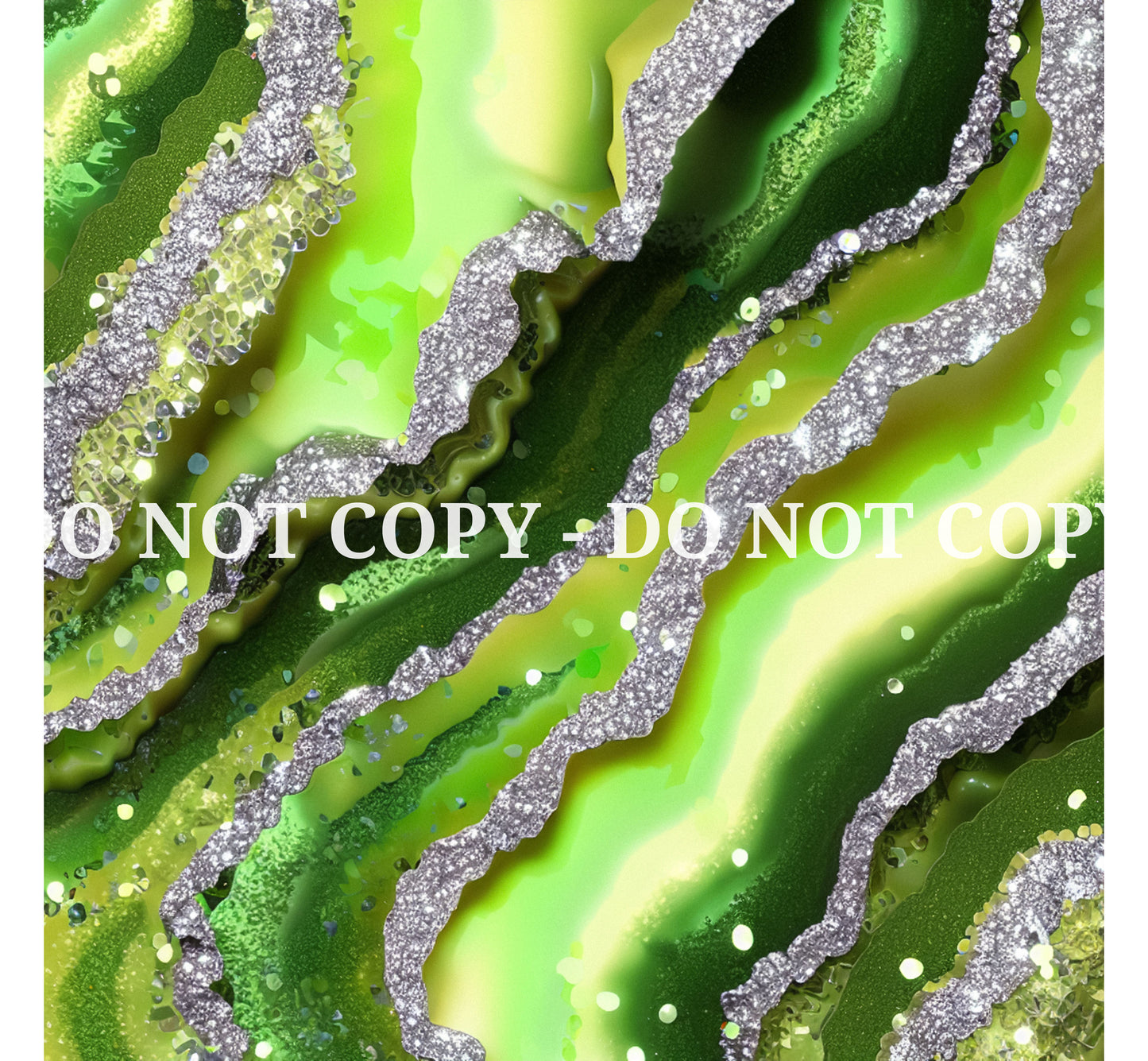 NEON GREEN AGATE PATTERN VINYL - MULTIPLE VARIATIONS